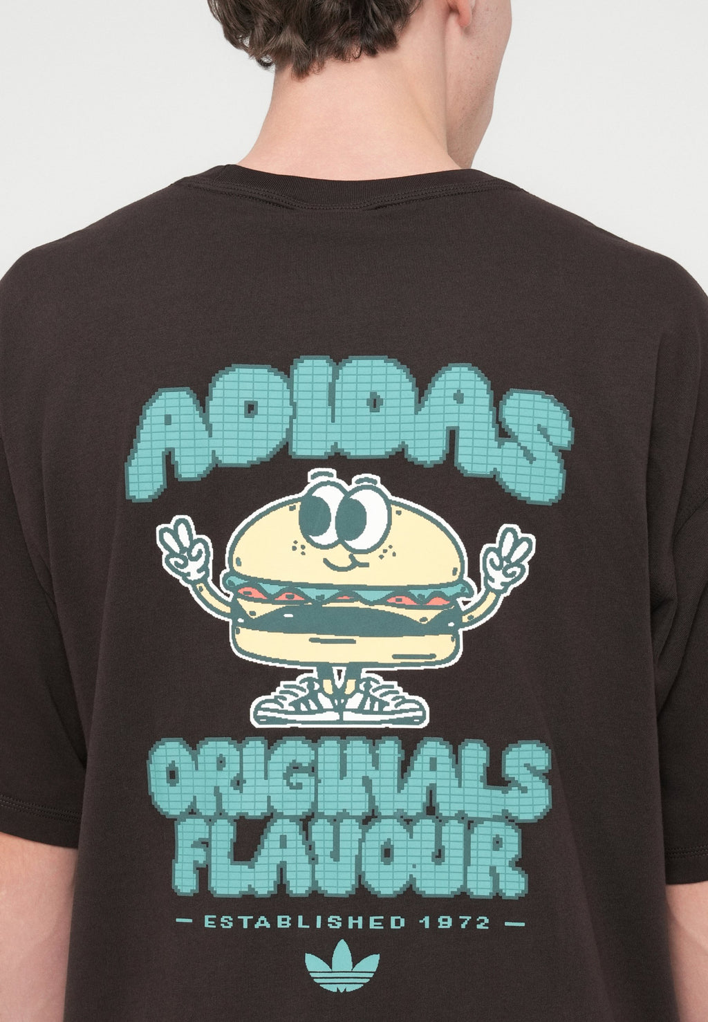BURGER TEE - Print T-shirt - aurora coffee
