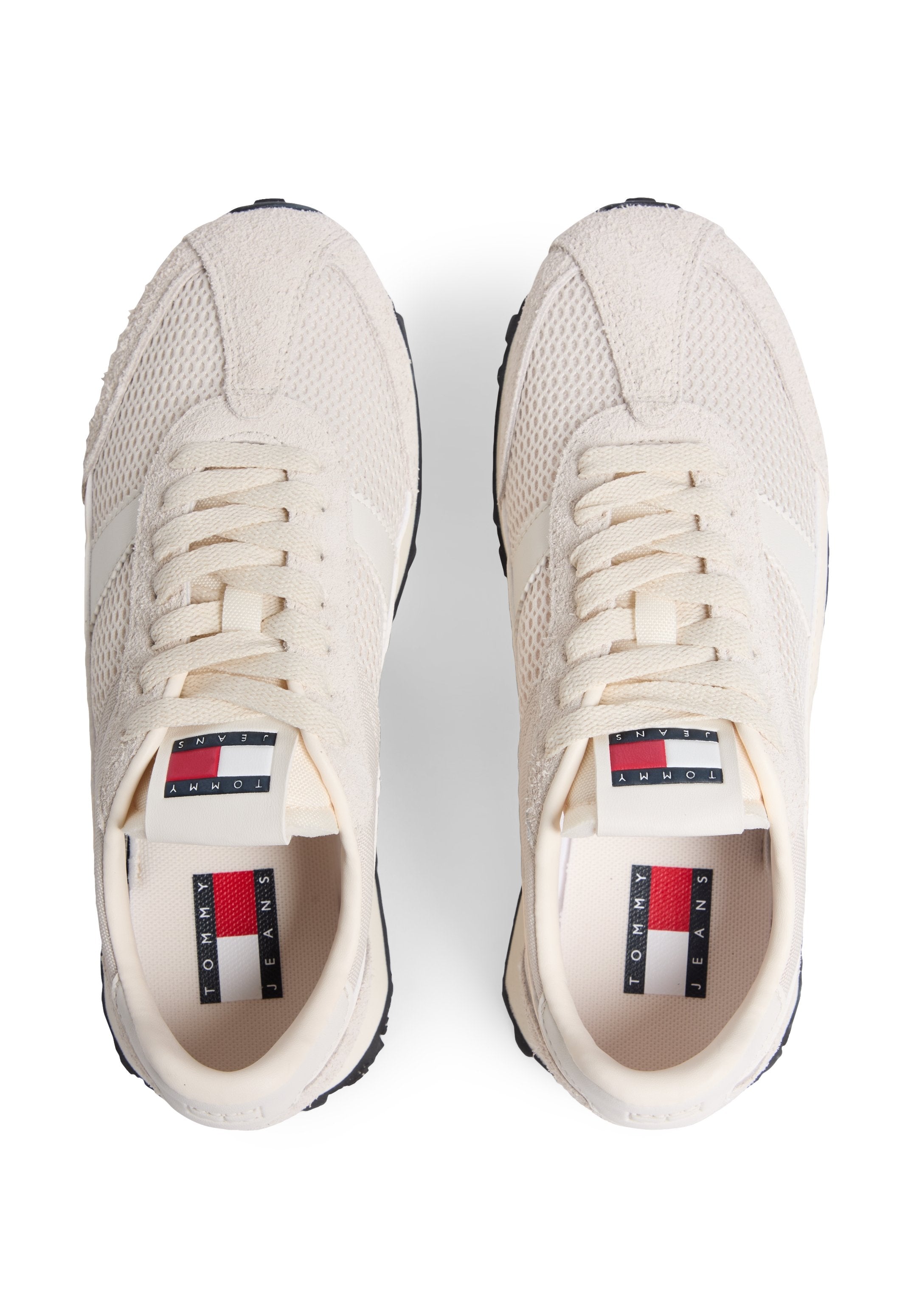 RETRO LEATHER ARCHIVE RUNNER TRAINERS - أحذية رياضية - طباعة أخبار/كاليفورنيا