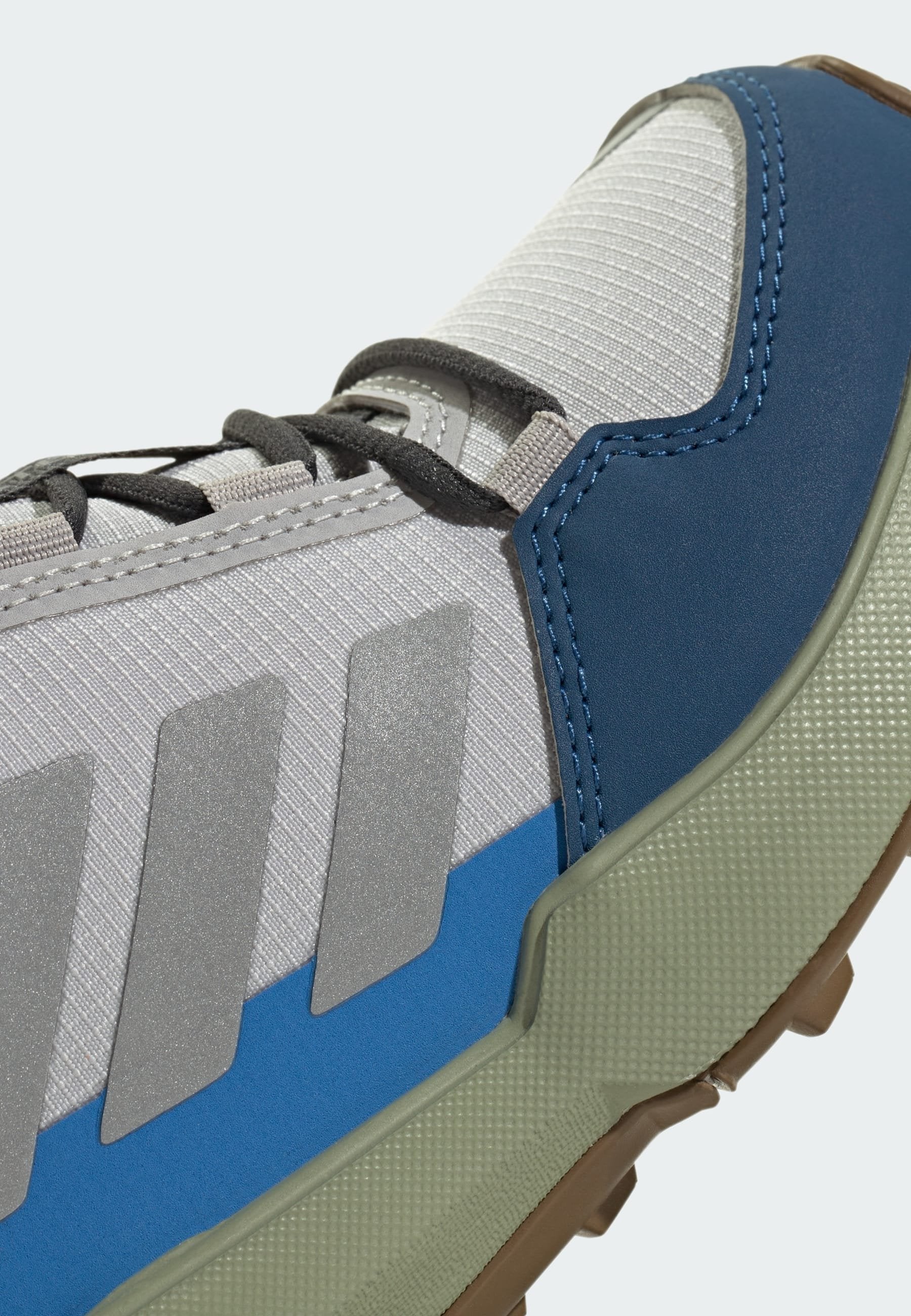 AX4R MID UNISEX - Hiking shoes - grey two/reflective silver/glow blue