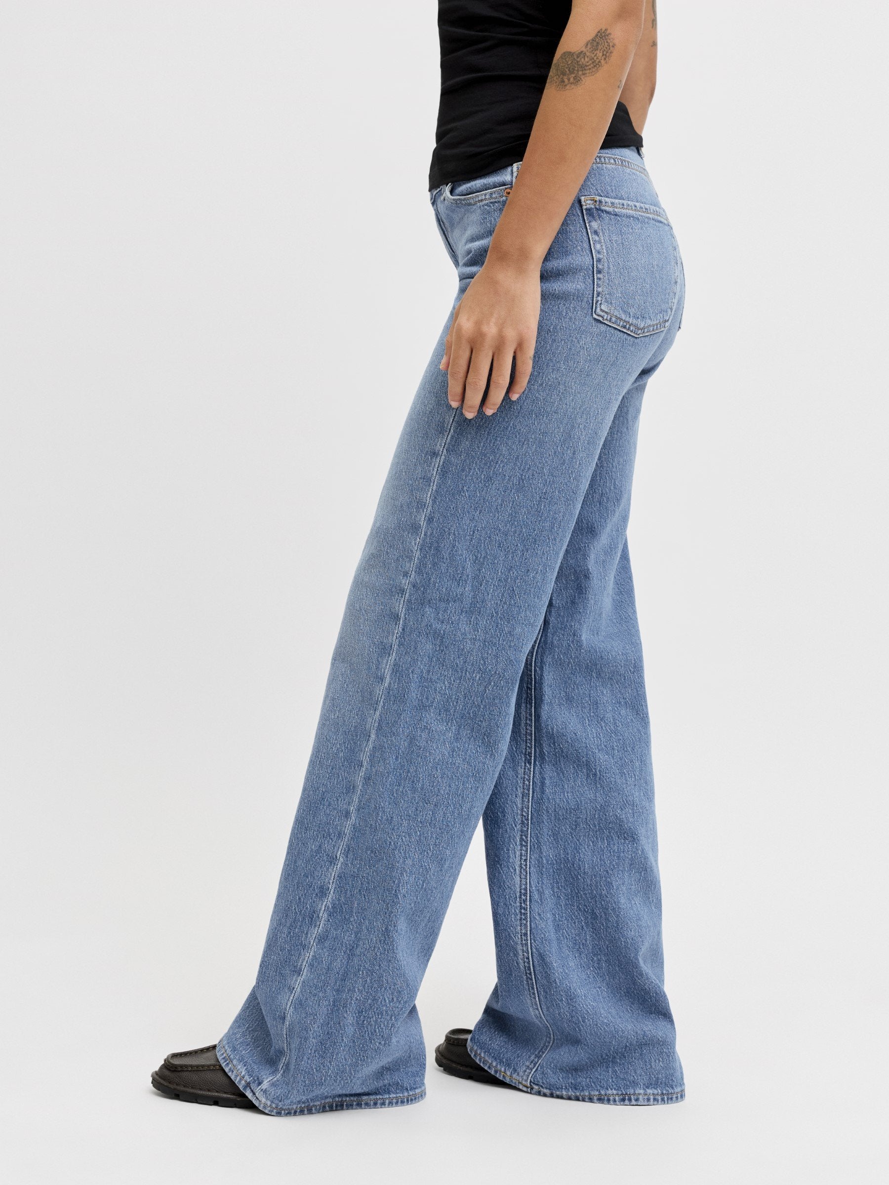 JXROME FLARED - Jean bootcut - denim bleu moyen