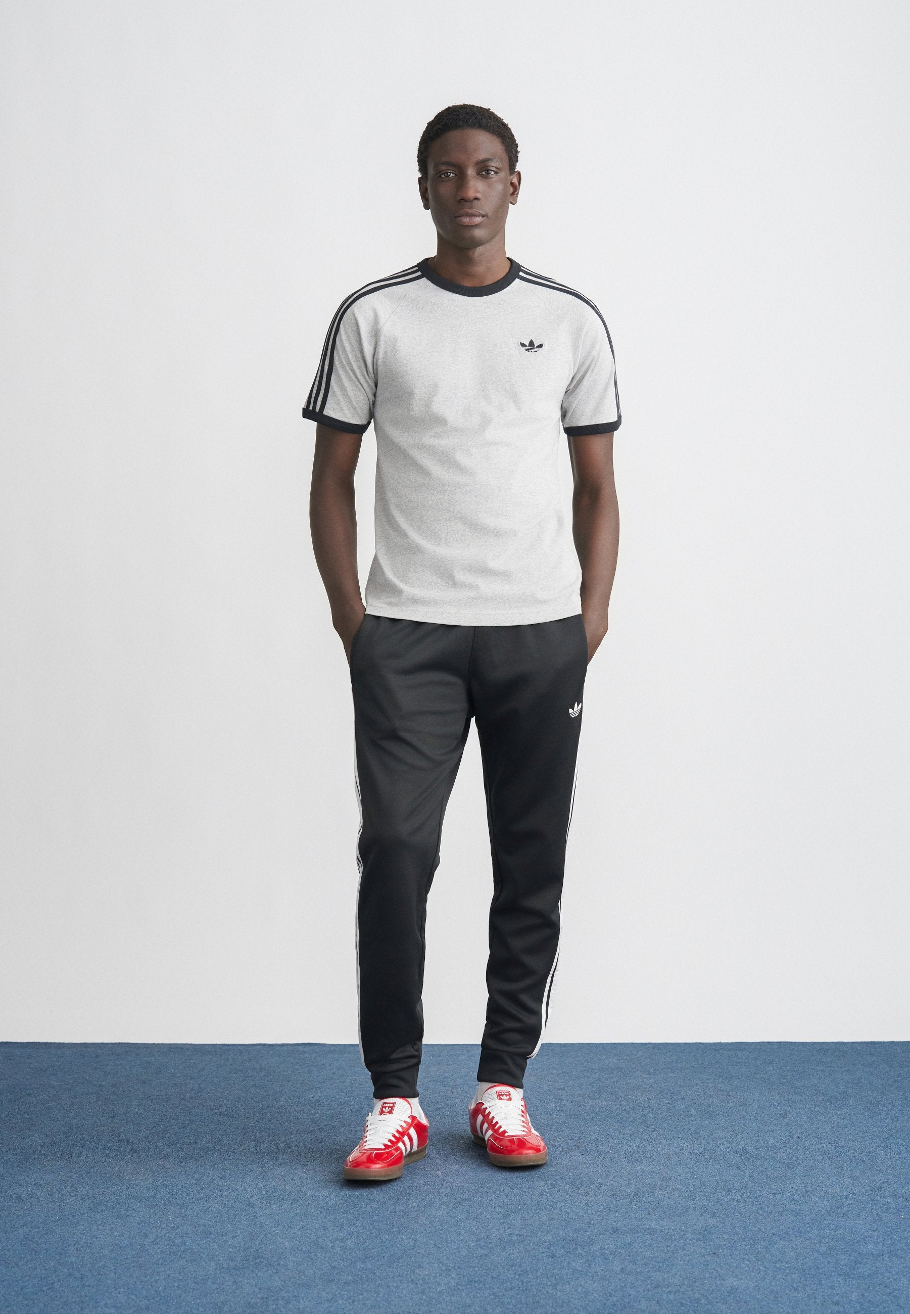 3S TEE - Print T-shirt - medium grey heather
