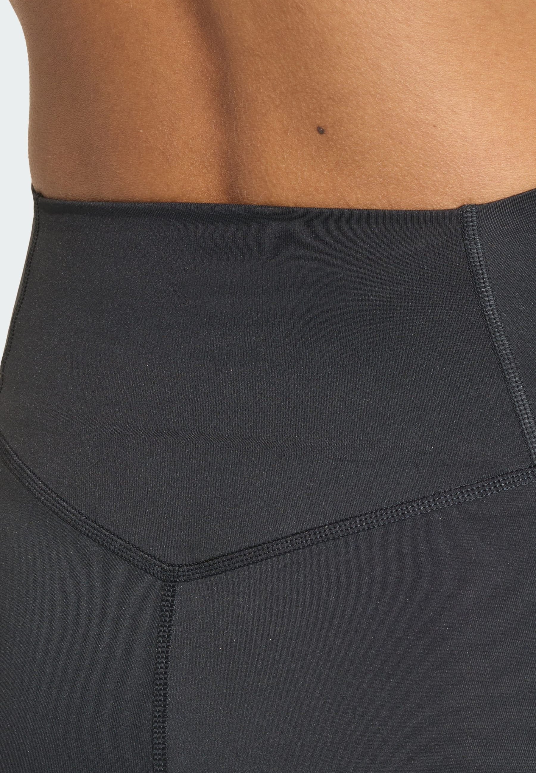 OPTIME ESSENTIALS WORKOUT SHORT LEGGINGS - Leggings - black