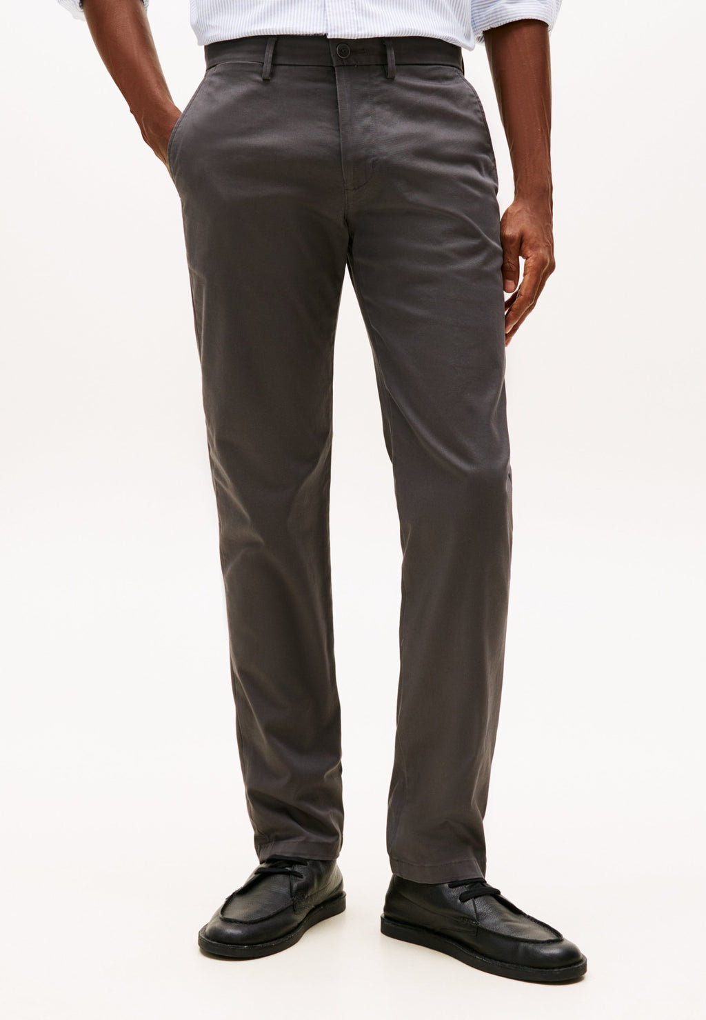 CORE DENTON - Chino Pantolon - koyu gri