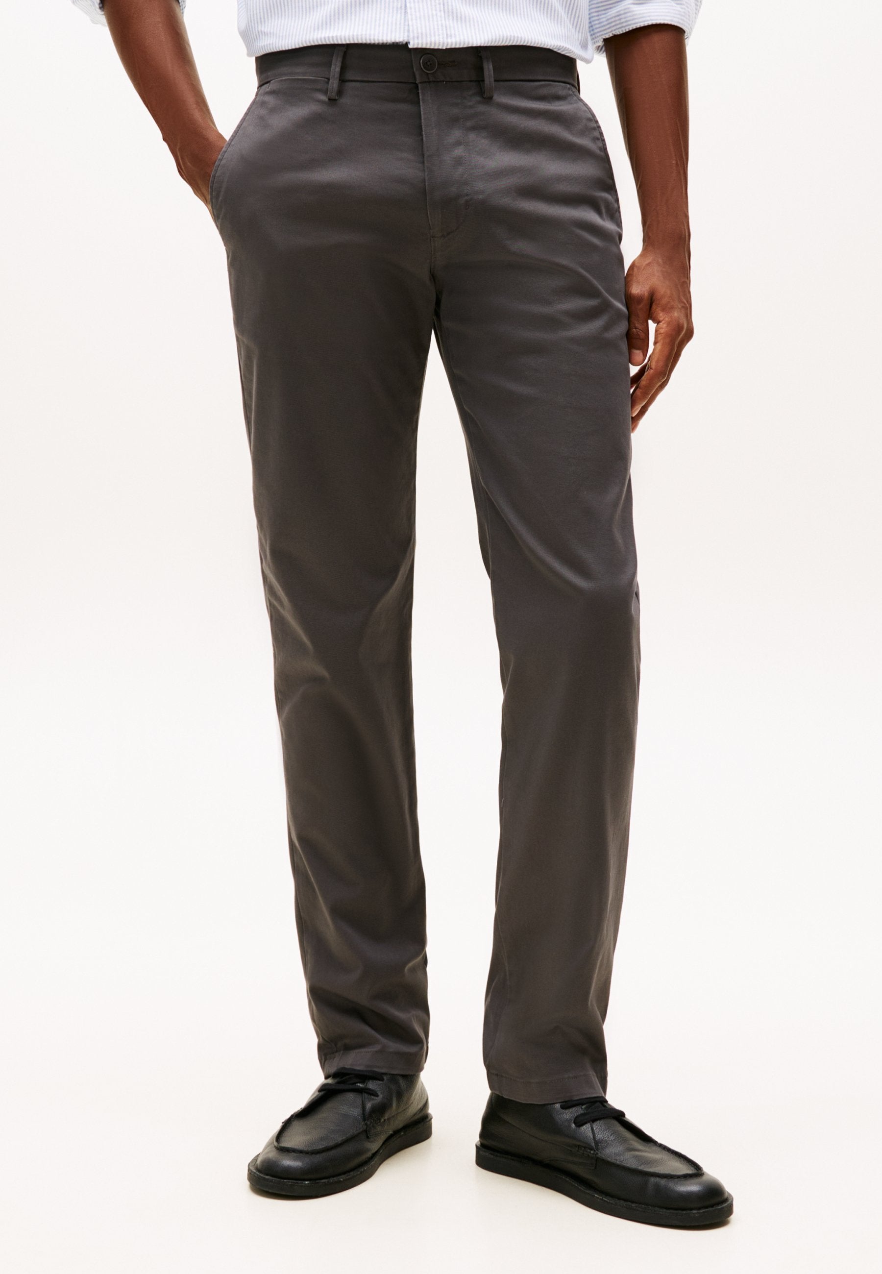 CORE DENTON - Chino Pantolon - koyu gri