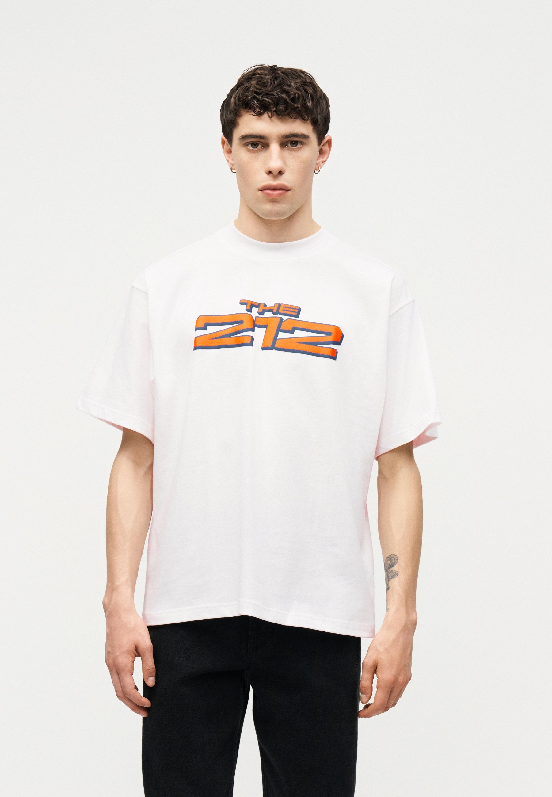 NY CITY TEE UNISEX - Print T-shirt - white/collegiate royal