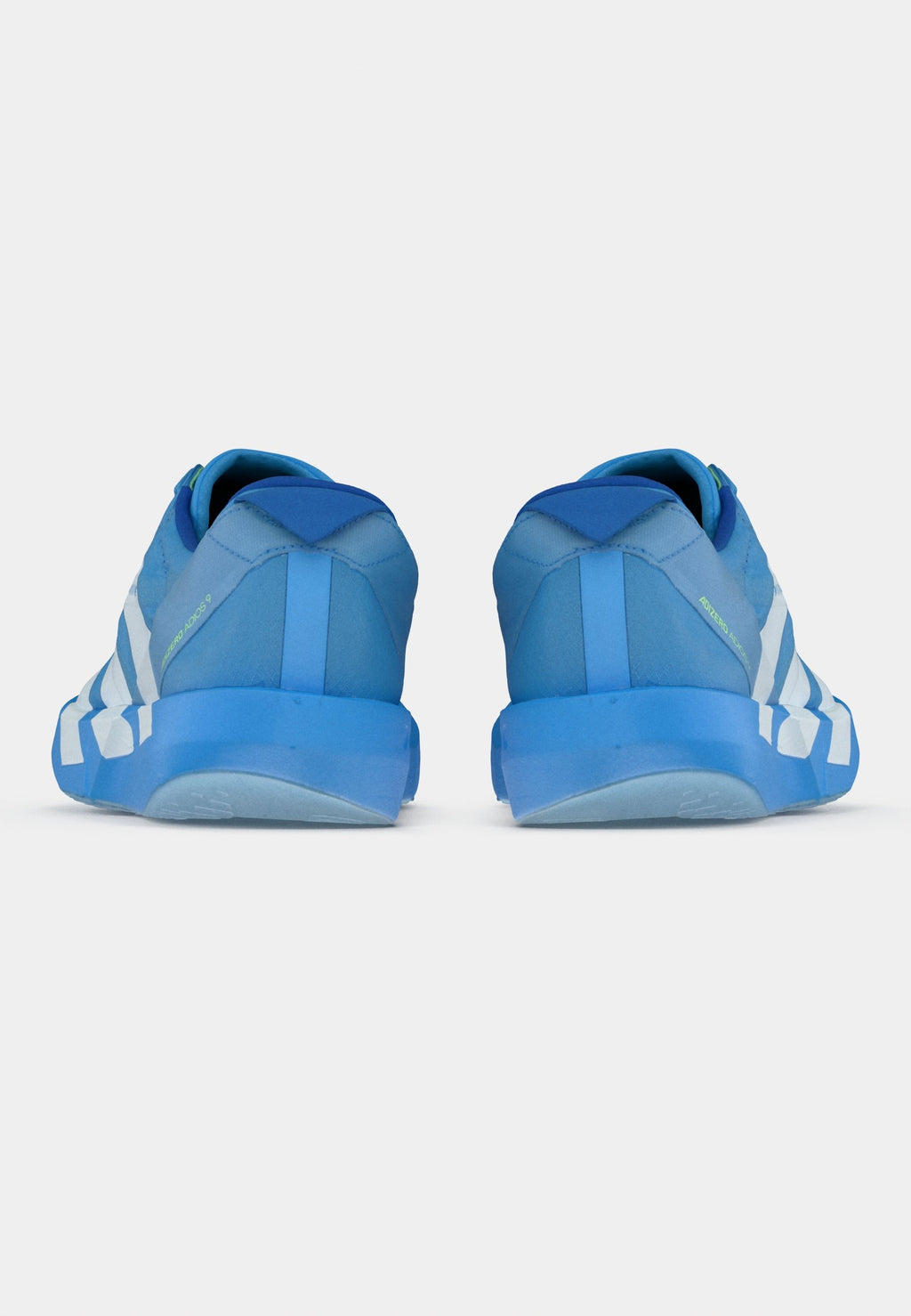 ADIZERO ADIOS 9 - Chaussures de running sur route - bleu/blanc/citron vert