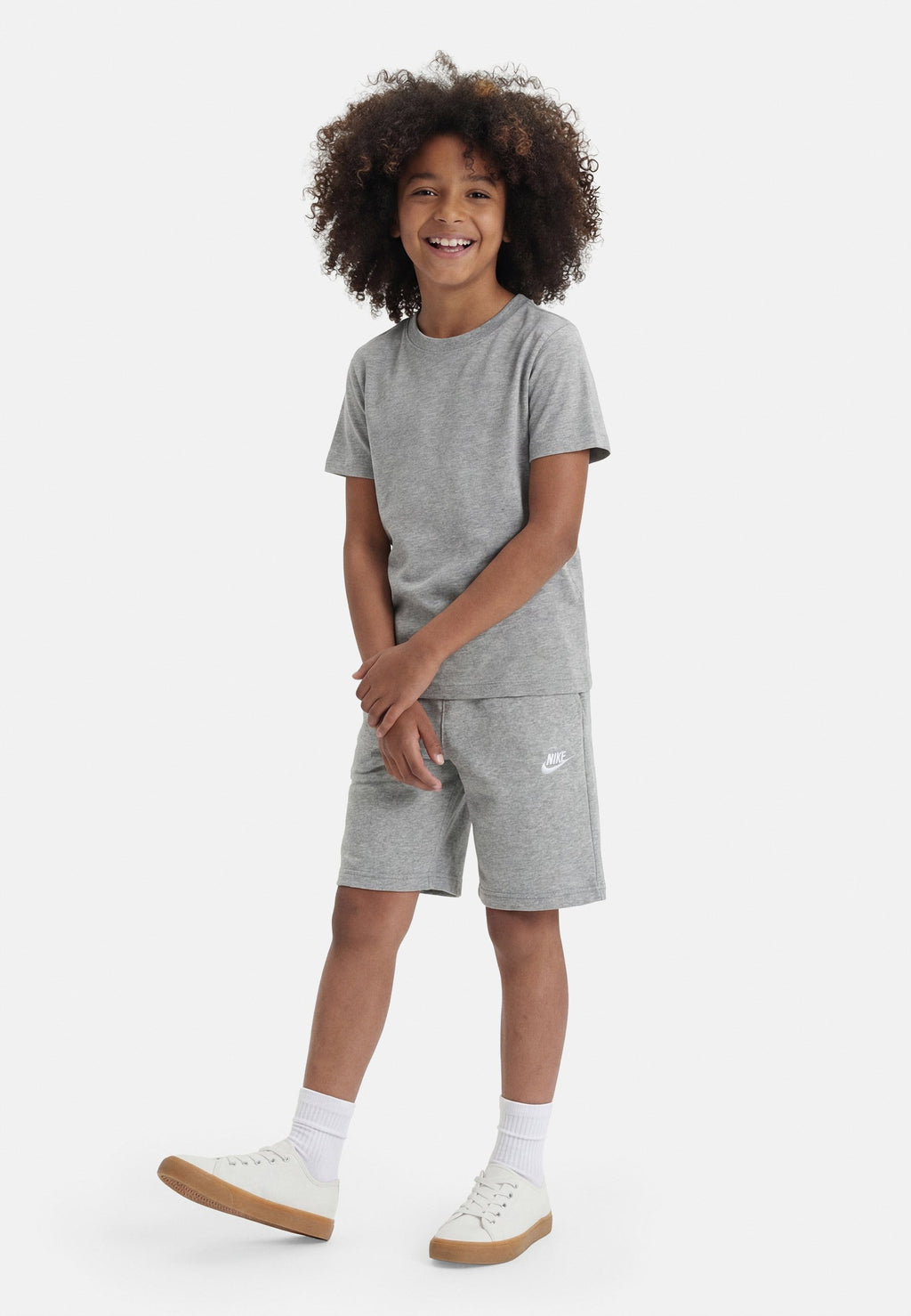 CLUB UNISEX - Shorts - grey heather/base grey/white