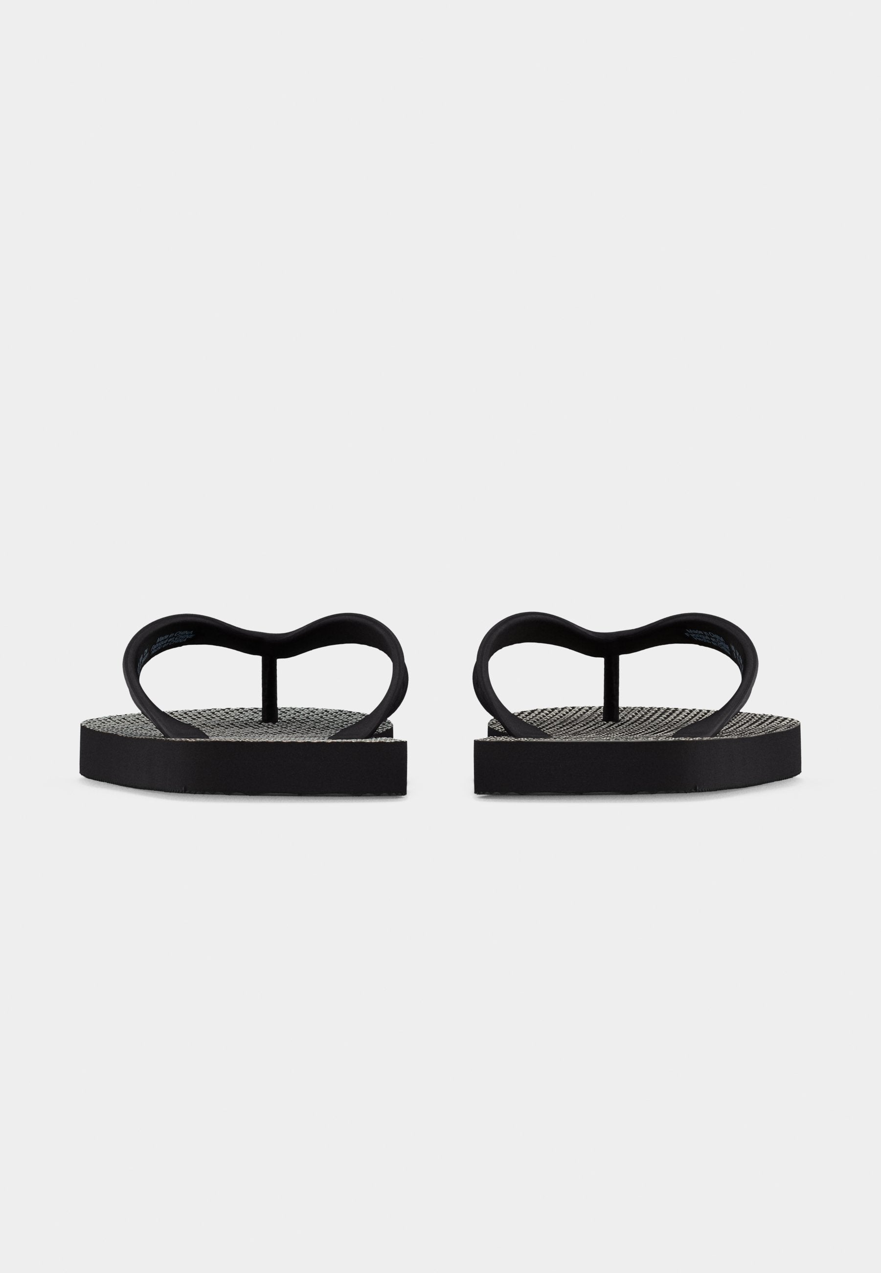 GOA - T-bar sandals - black/off white