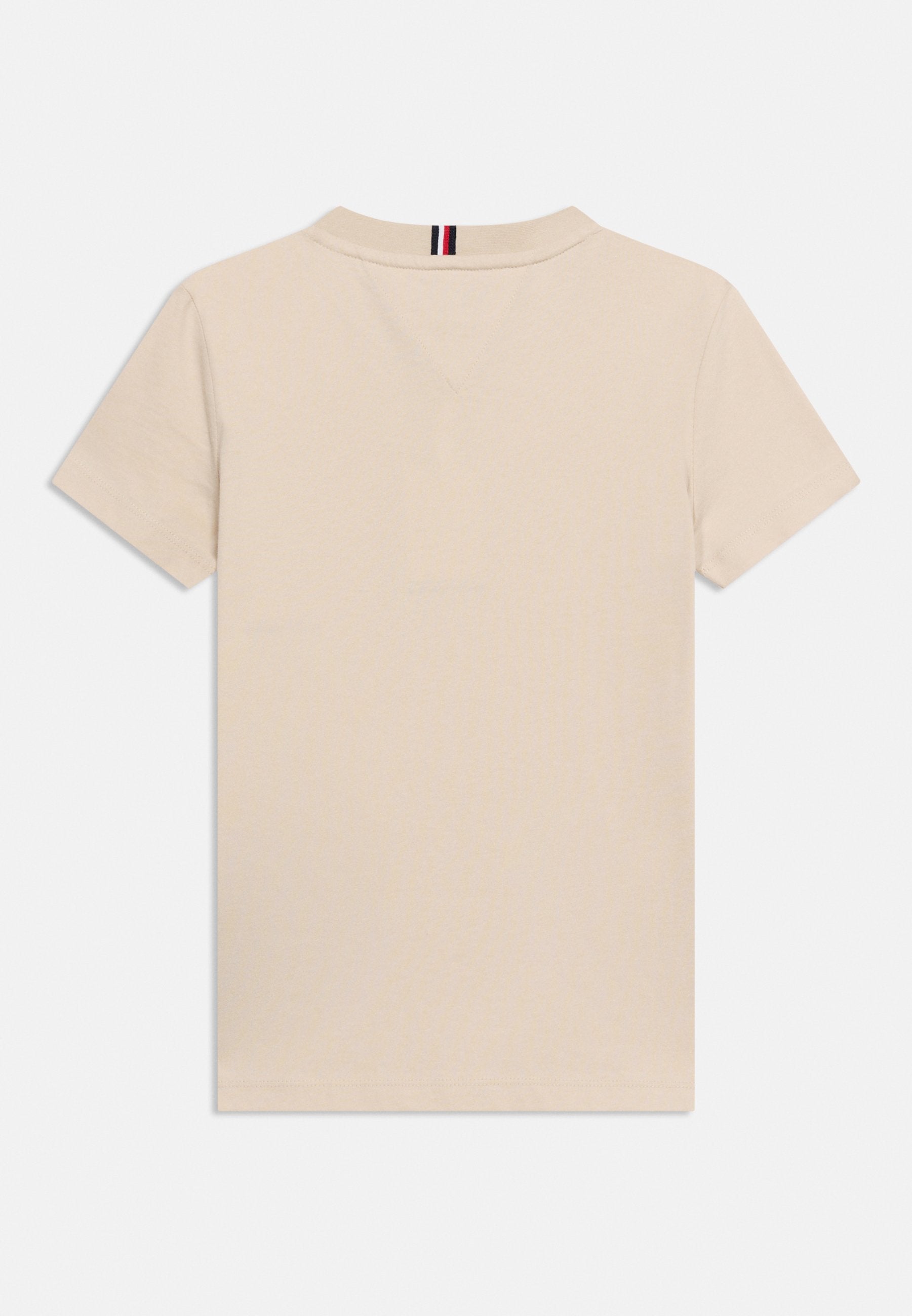 TEE-SHIRT RAS DE COU LOGO JERSEY - T-shirt basique - classic beige