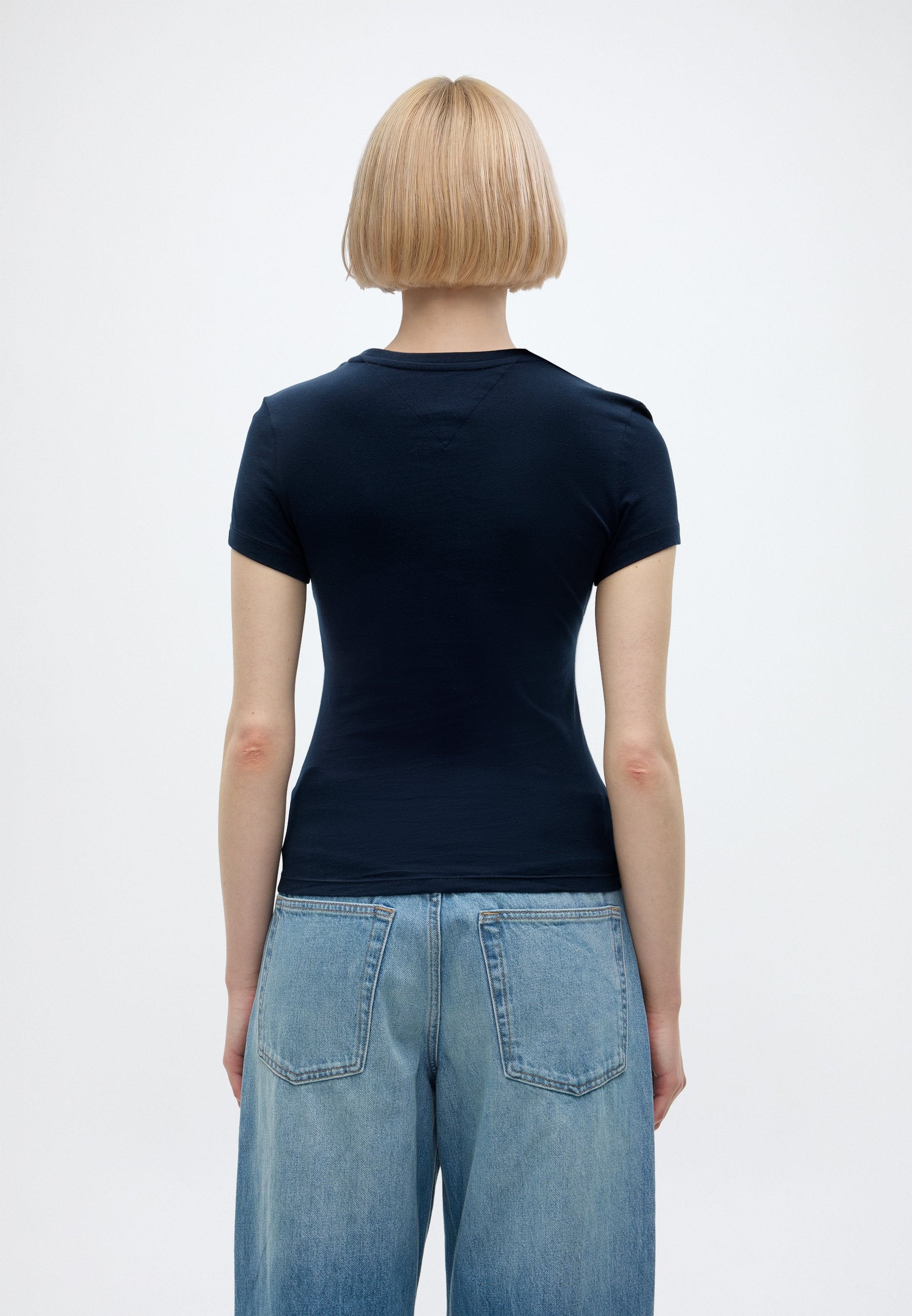 2 PACK - Basic T-shirt - dark night navy/ amaryllis red