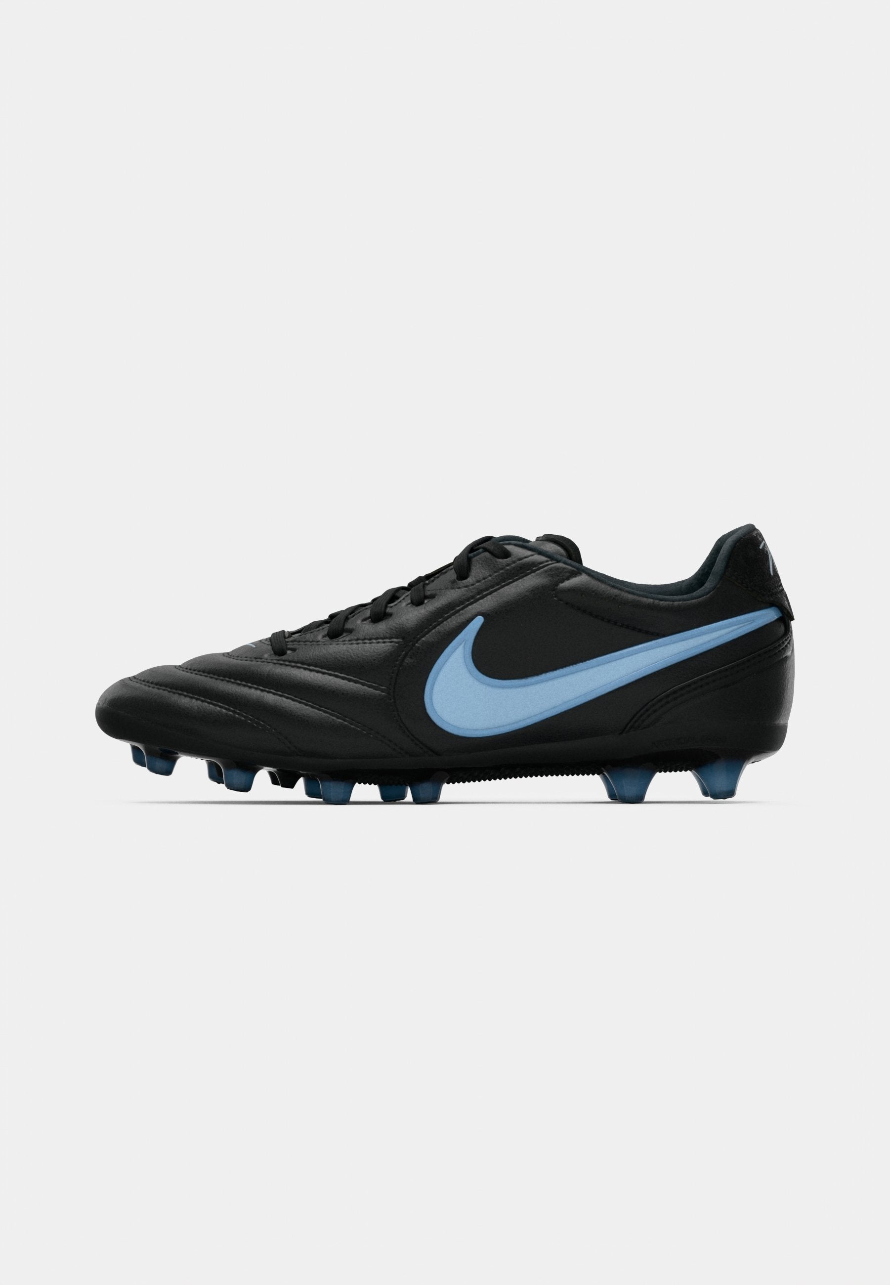 TIEMPO LIGERA PRO AG - Football boots artificial grass - black/obsidian/ice blue