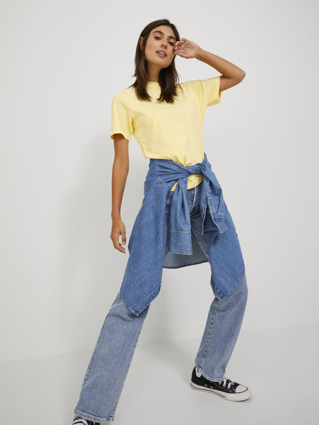 JXANNA EVERY TEE - Basic T-shirt - sunlight