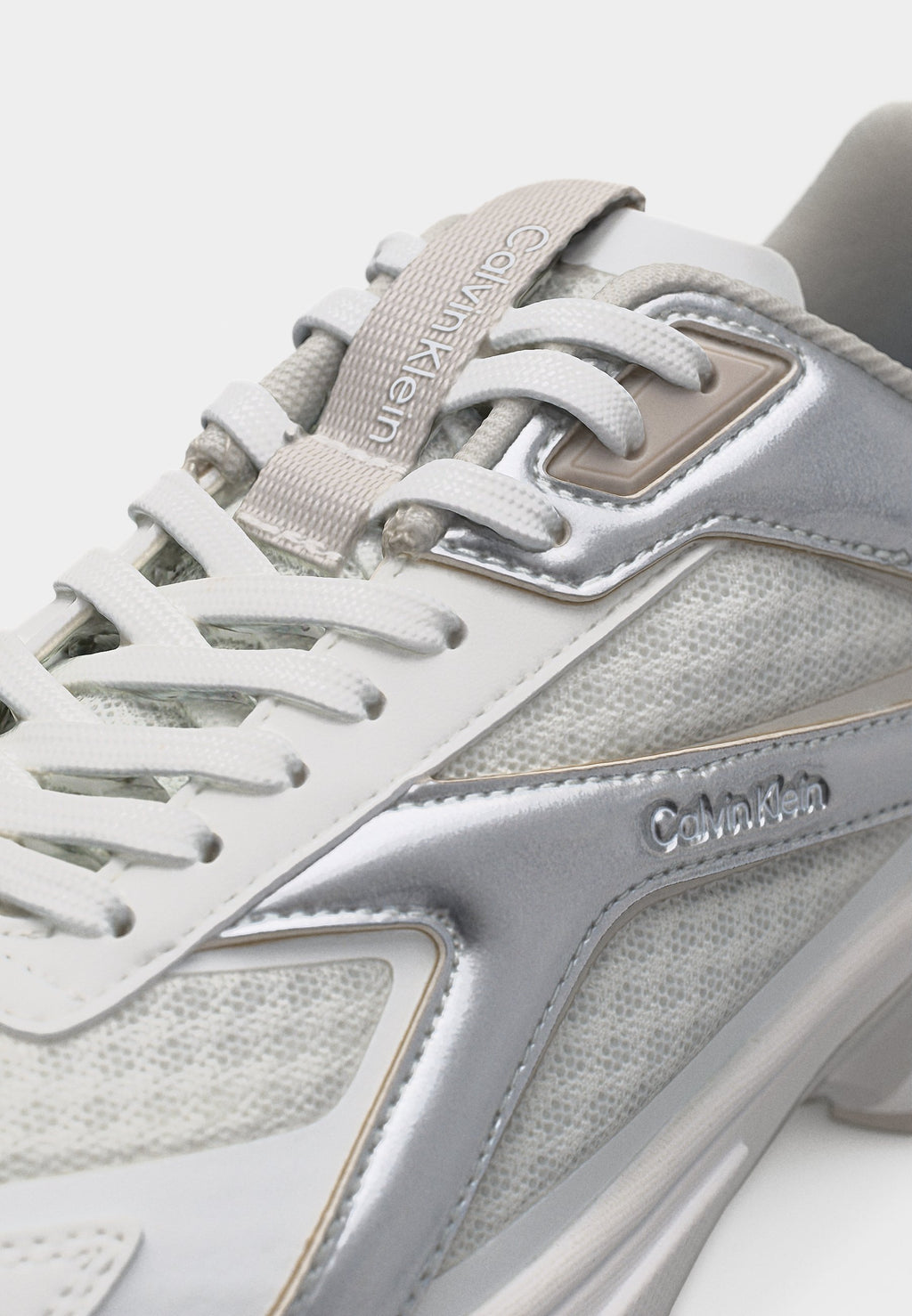 HIKE RUN - Trainers - bright white/silver-coloured