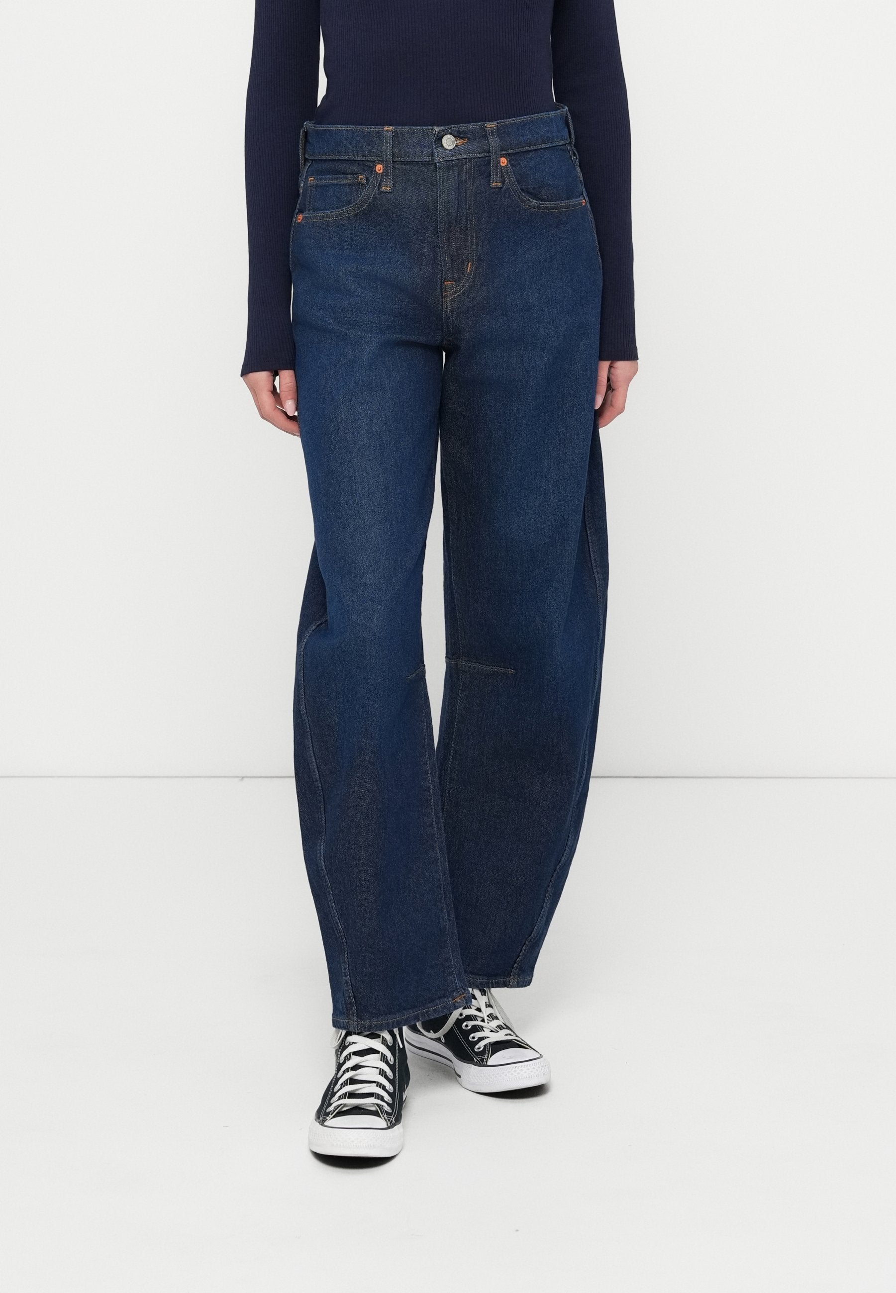 Straight leg jeans - dark-blue denim