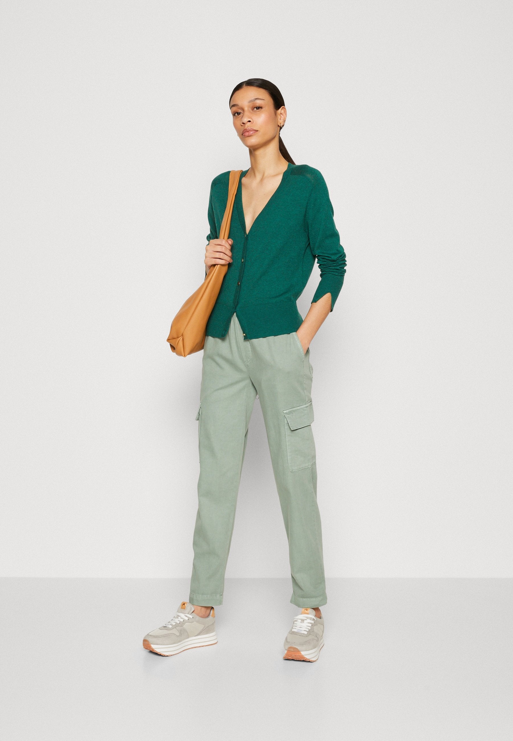 BROKEN PULL ON PANT - Cargo trousers - sage