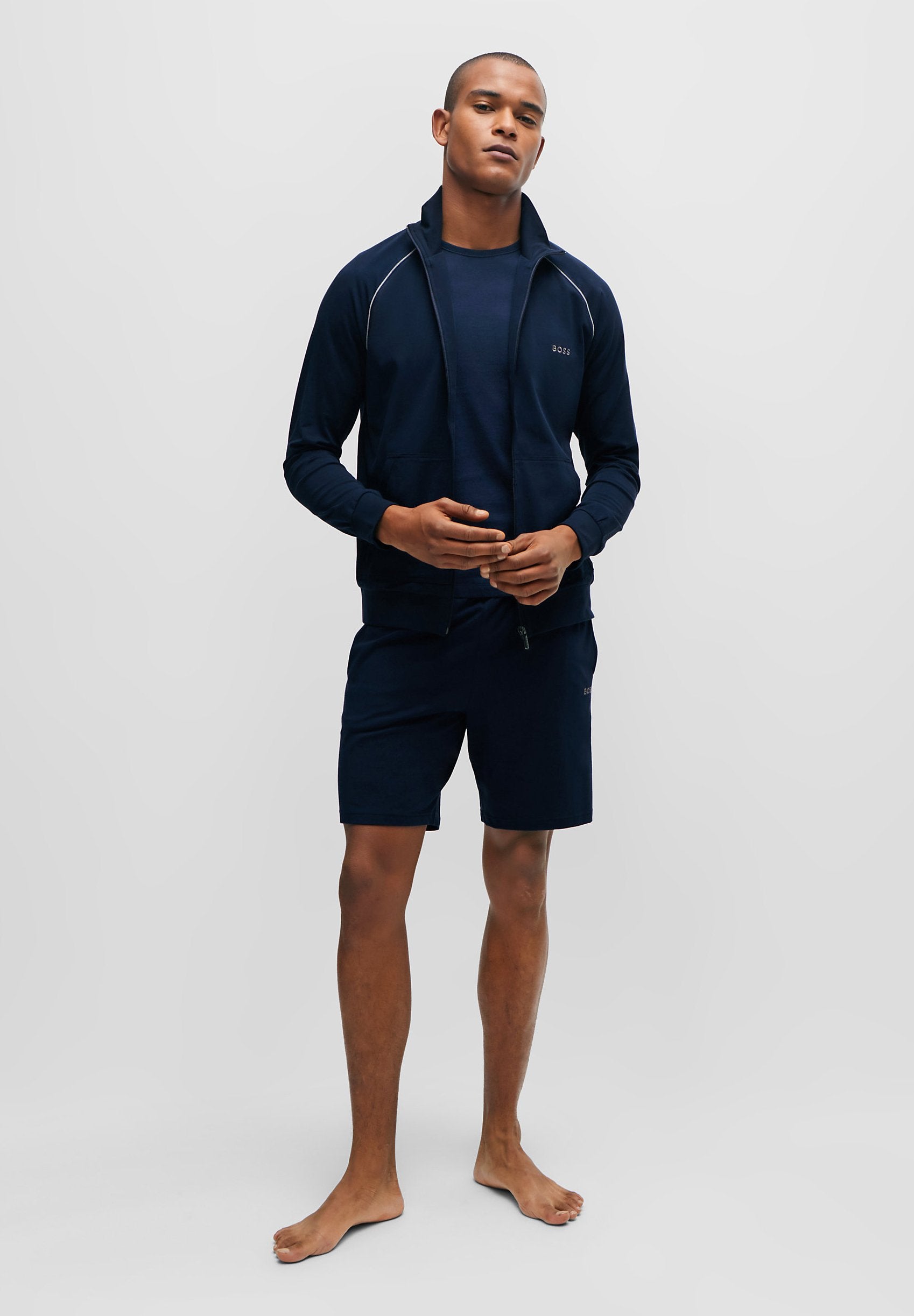 MIX & MATCH ZIPPER , STRETCH - Zip-up sweatshirt - dark blue