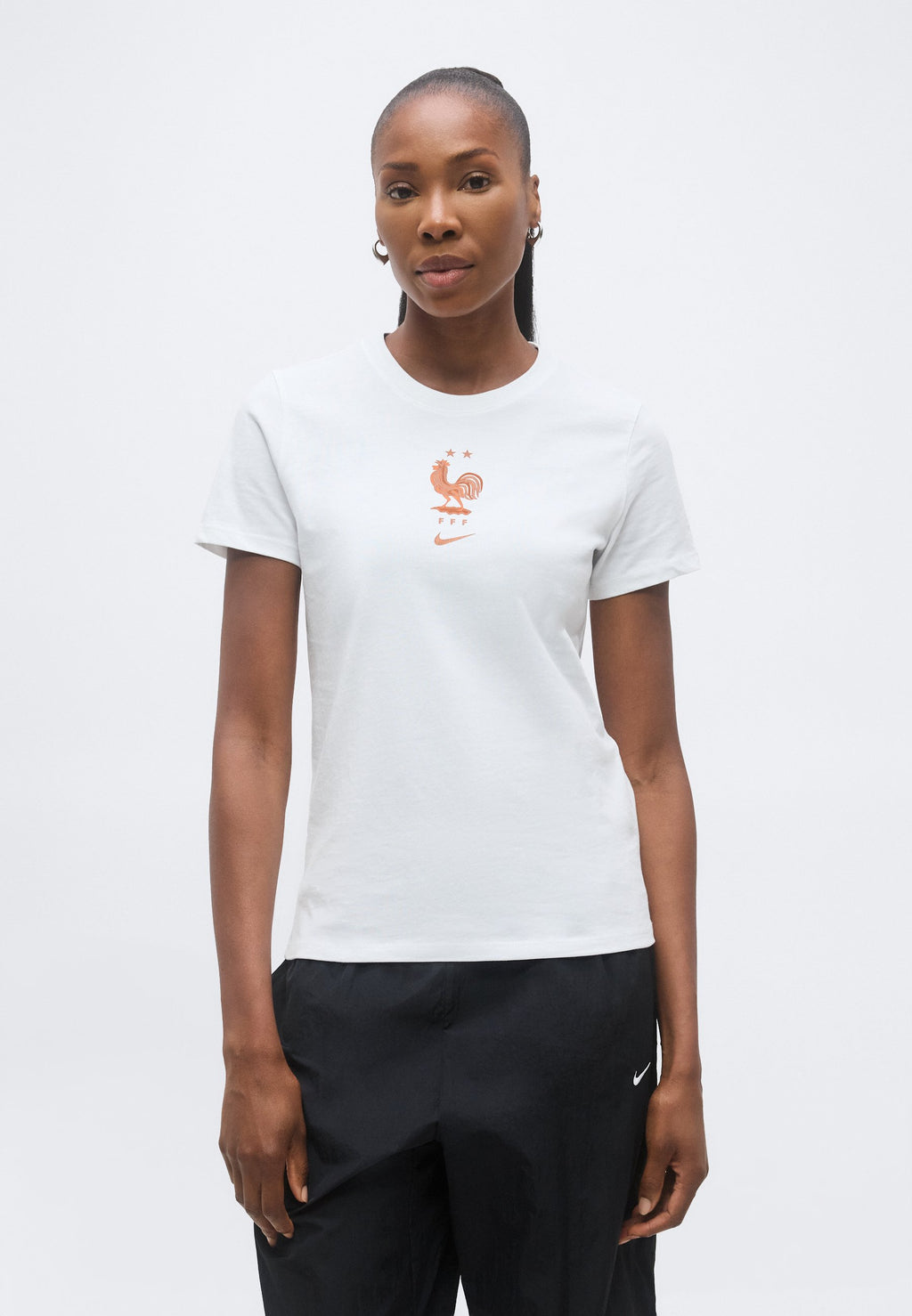 FRANCE CREST TEE - National team wear - white