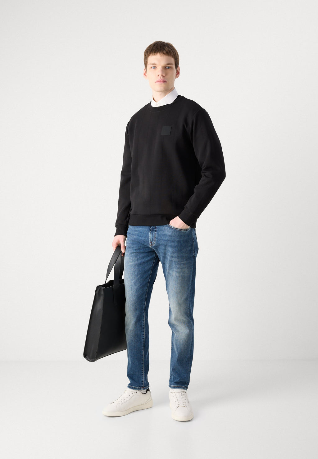 Straight leg jeans - navy