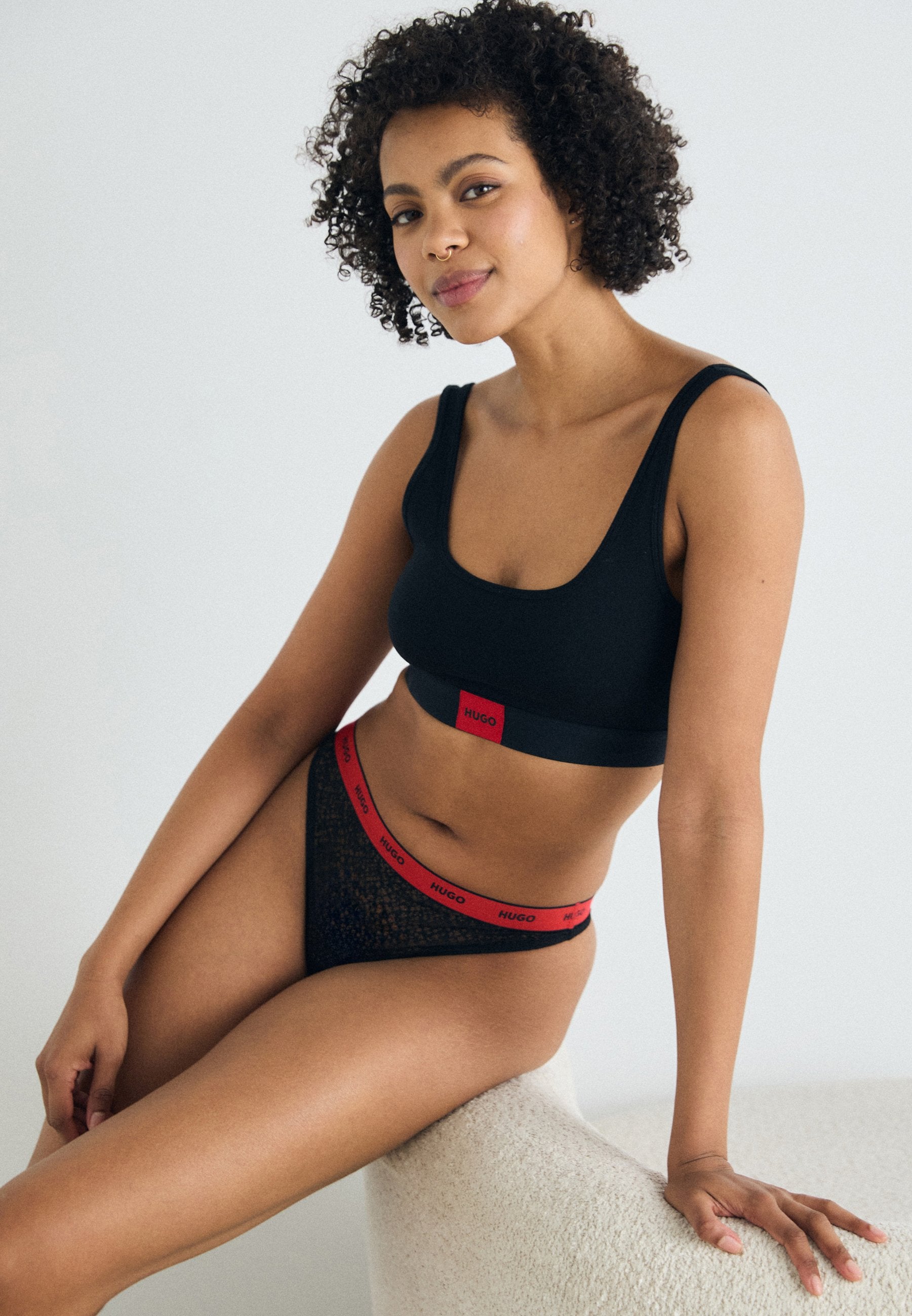 THONG 3 PACK - Thong - black