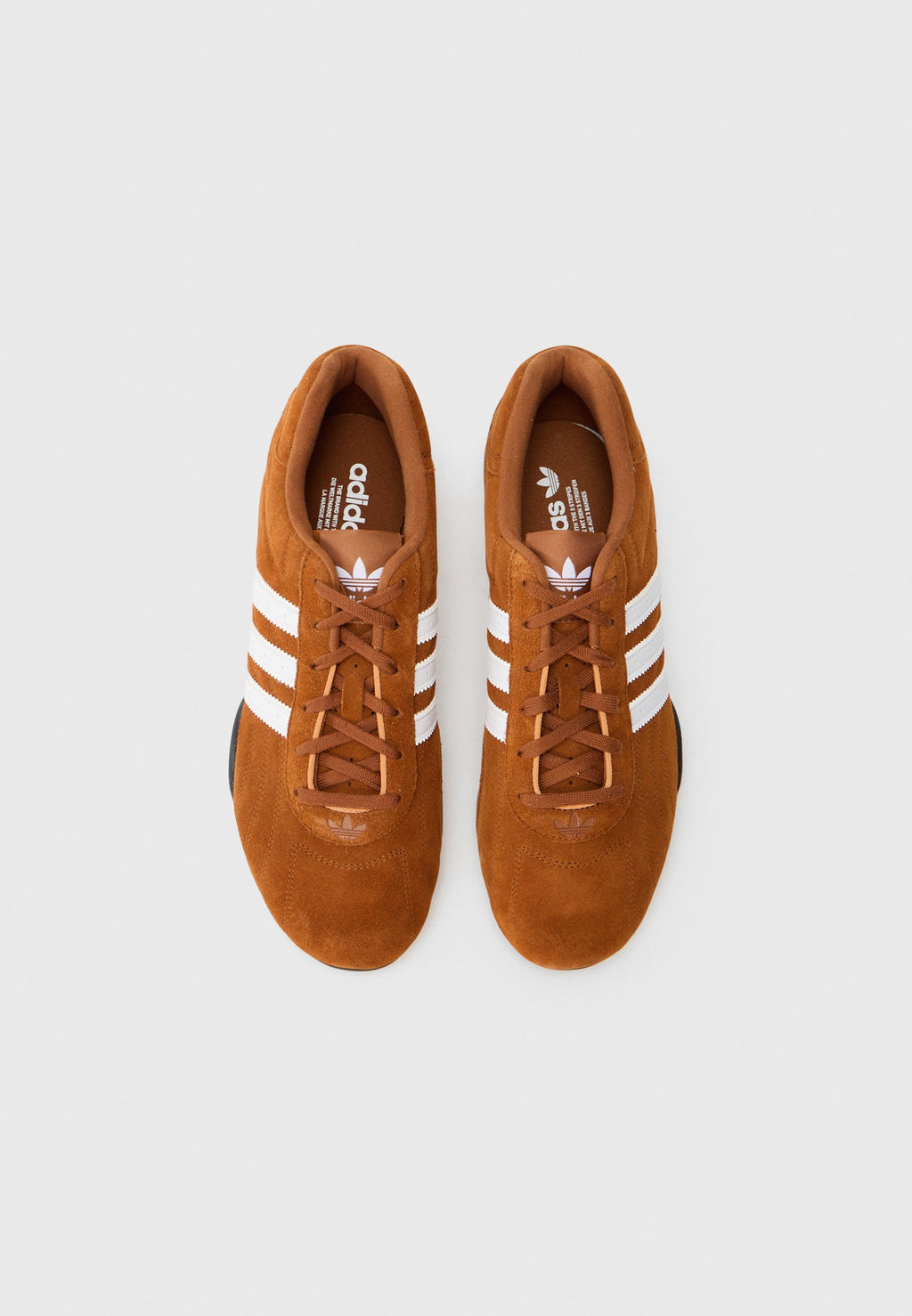ADIRACER - Baskets - bronze foncé/blanc/noir