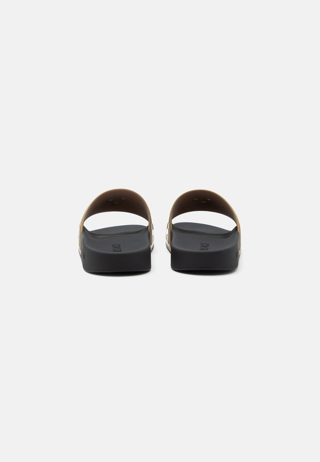 SLIDES - Mules - gold-coloured