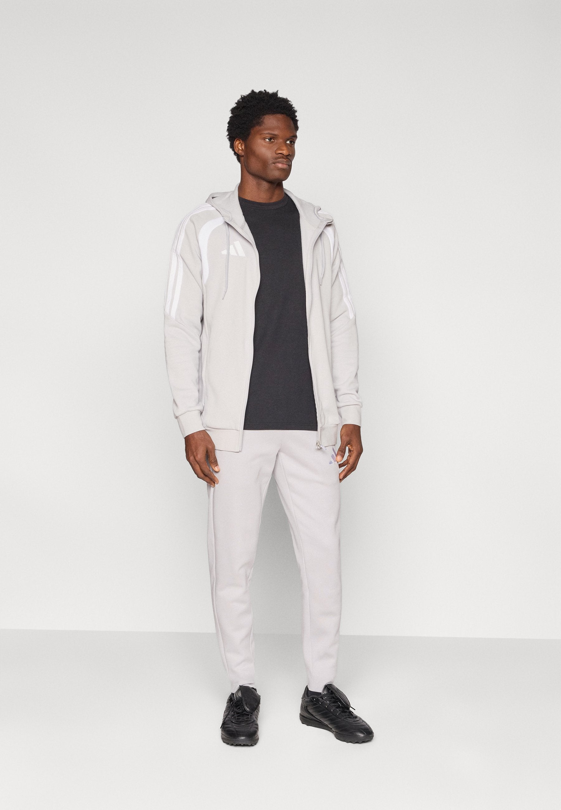ENTRADA26  - Tracksuit bottoms - team light grey/white