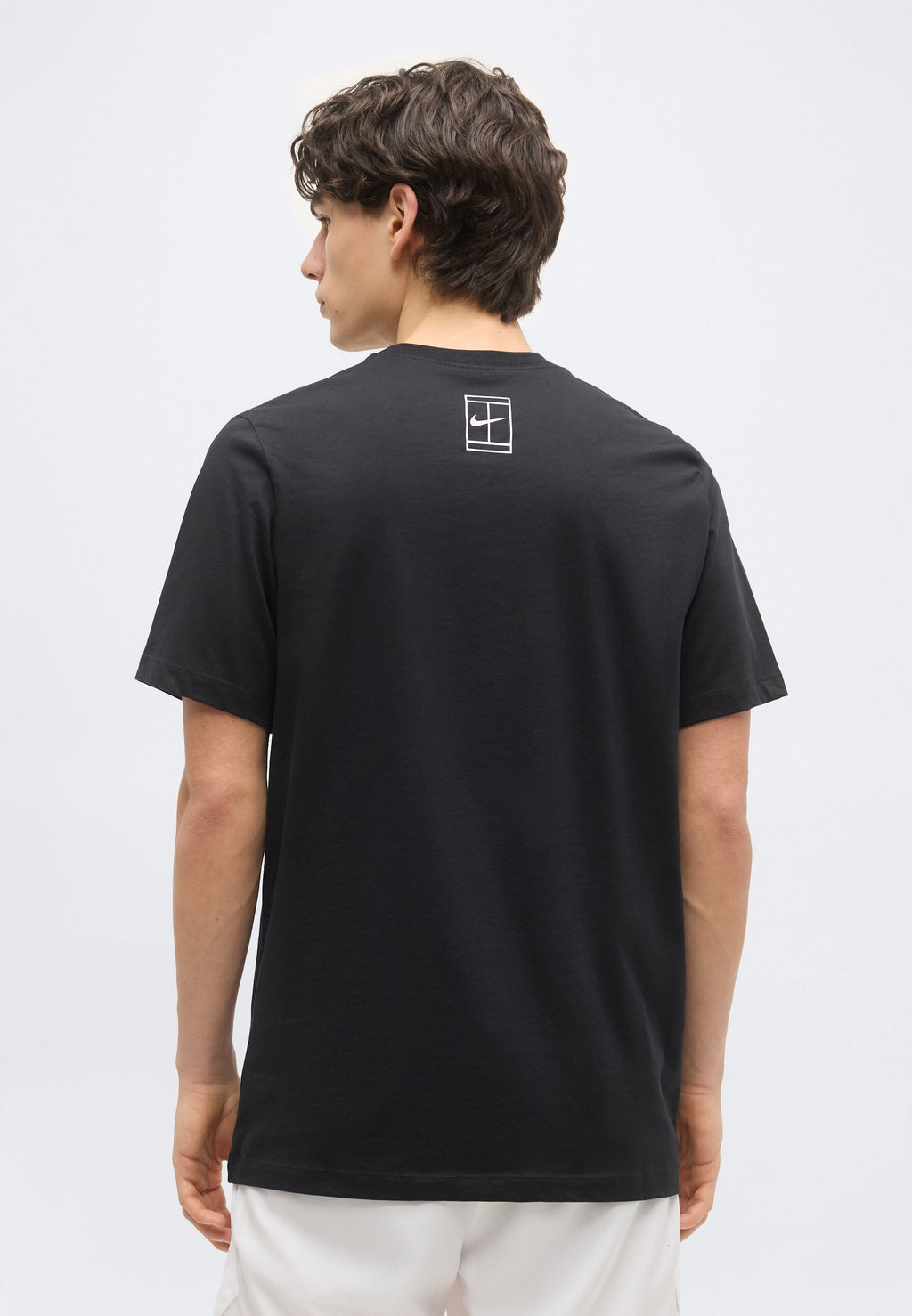 NIKECOURT TEE LOVE - Print T-shirt - black