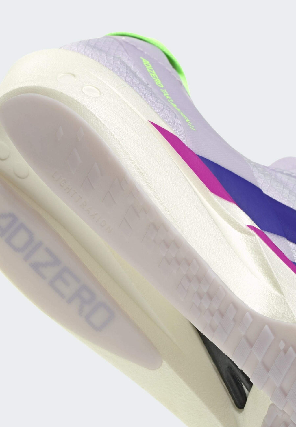 ADIZERO TAKUMI SEN 11 W - Chaussures de running sur route - teinte violette   violet solaire   vert vif