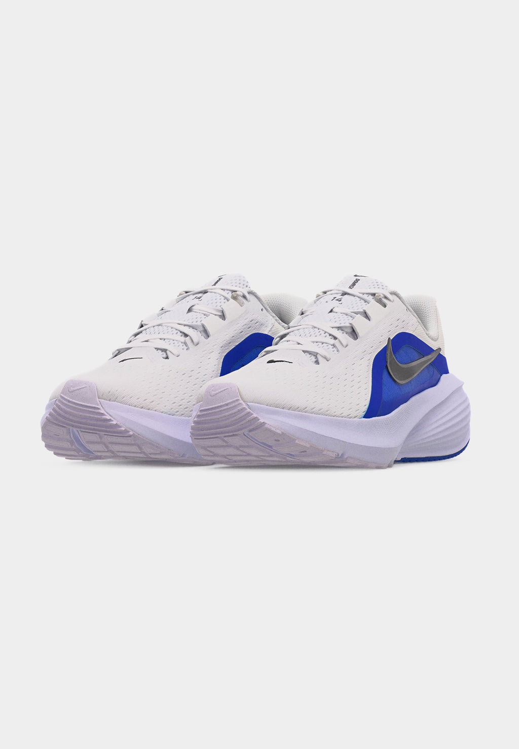 DOWNSHIFTER 14 - Road running shoes - white/black/racer blue/anthracite/platinum-coloured tint