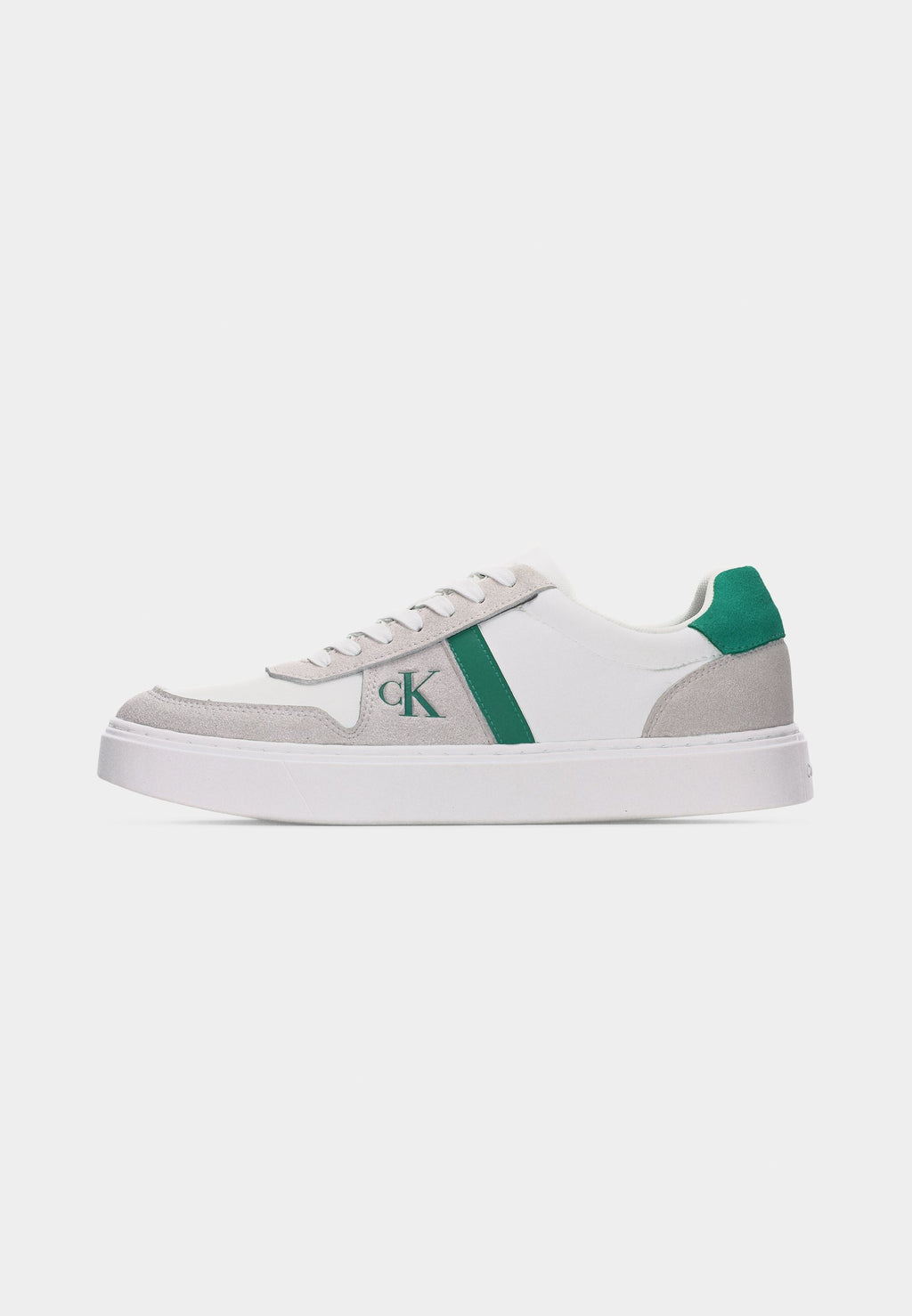 CLASSIC CUPS LACE - Trainers - bright white/enchanted forest