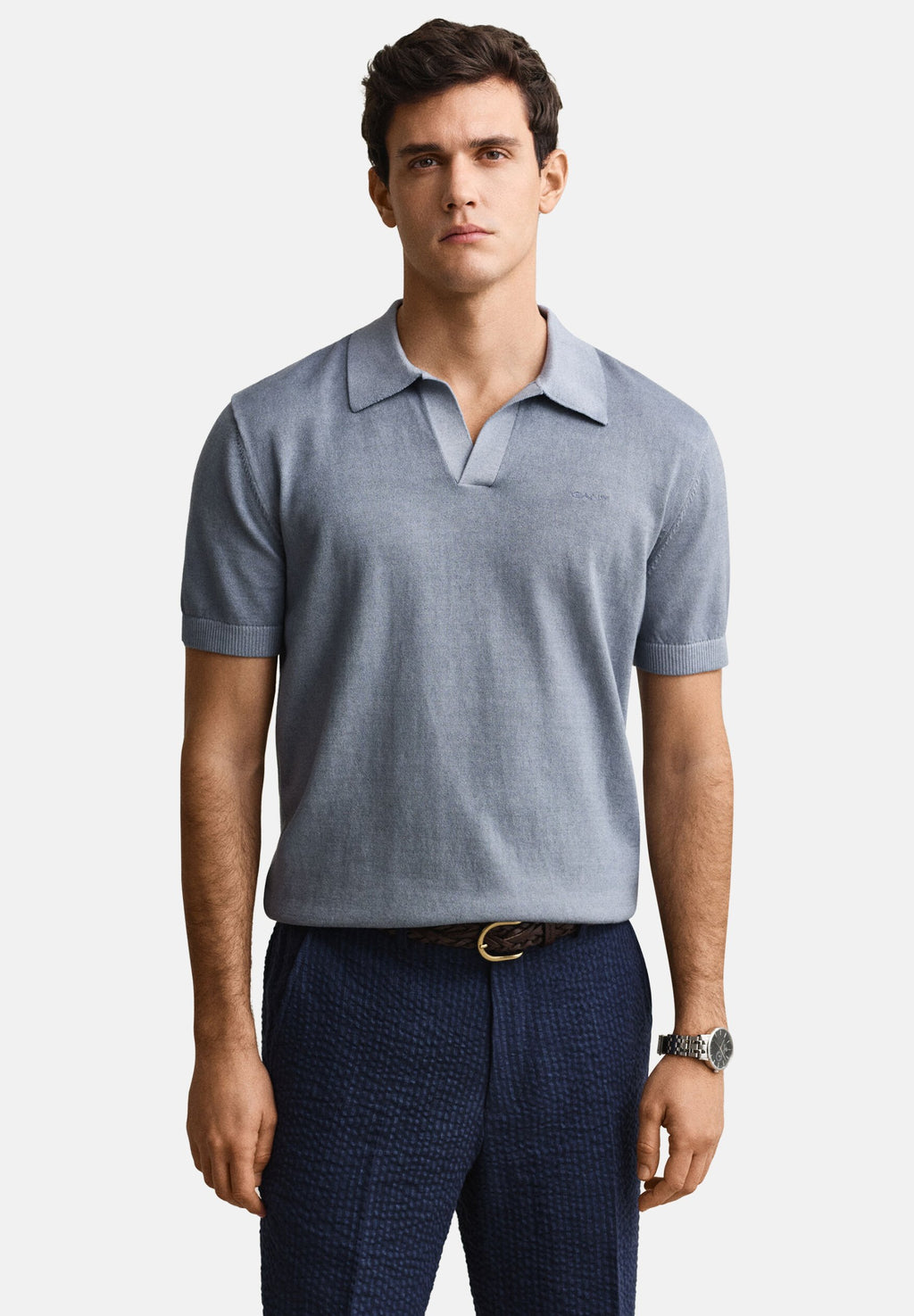 SUNFADED SS POLO - Polo shirt - faded denim