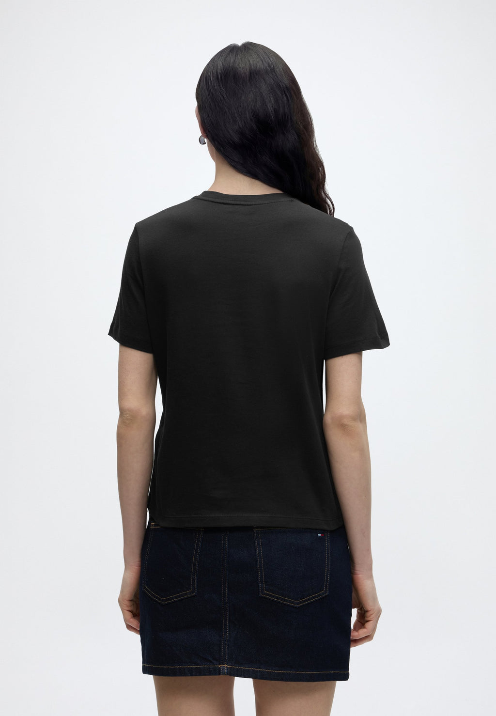 Print T-shirt - black