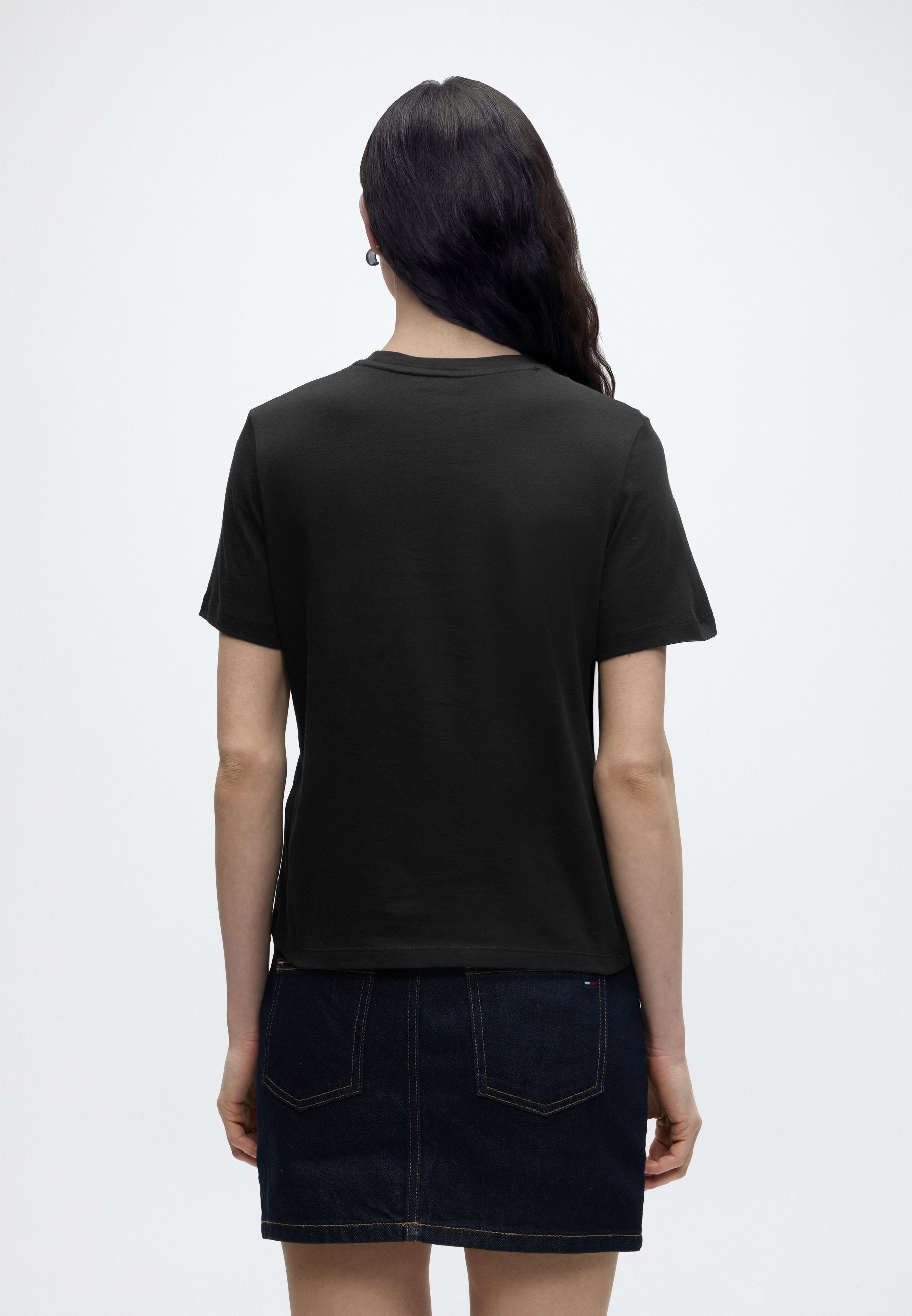 Print T-shirt - black