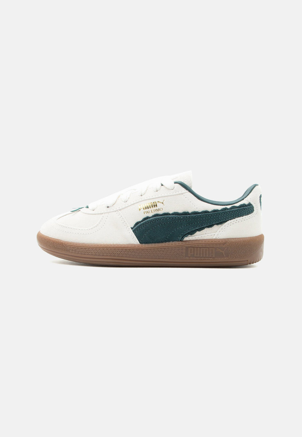 PALERMO BOW - Trainers - warm white/green terrain/gold-coloured