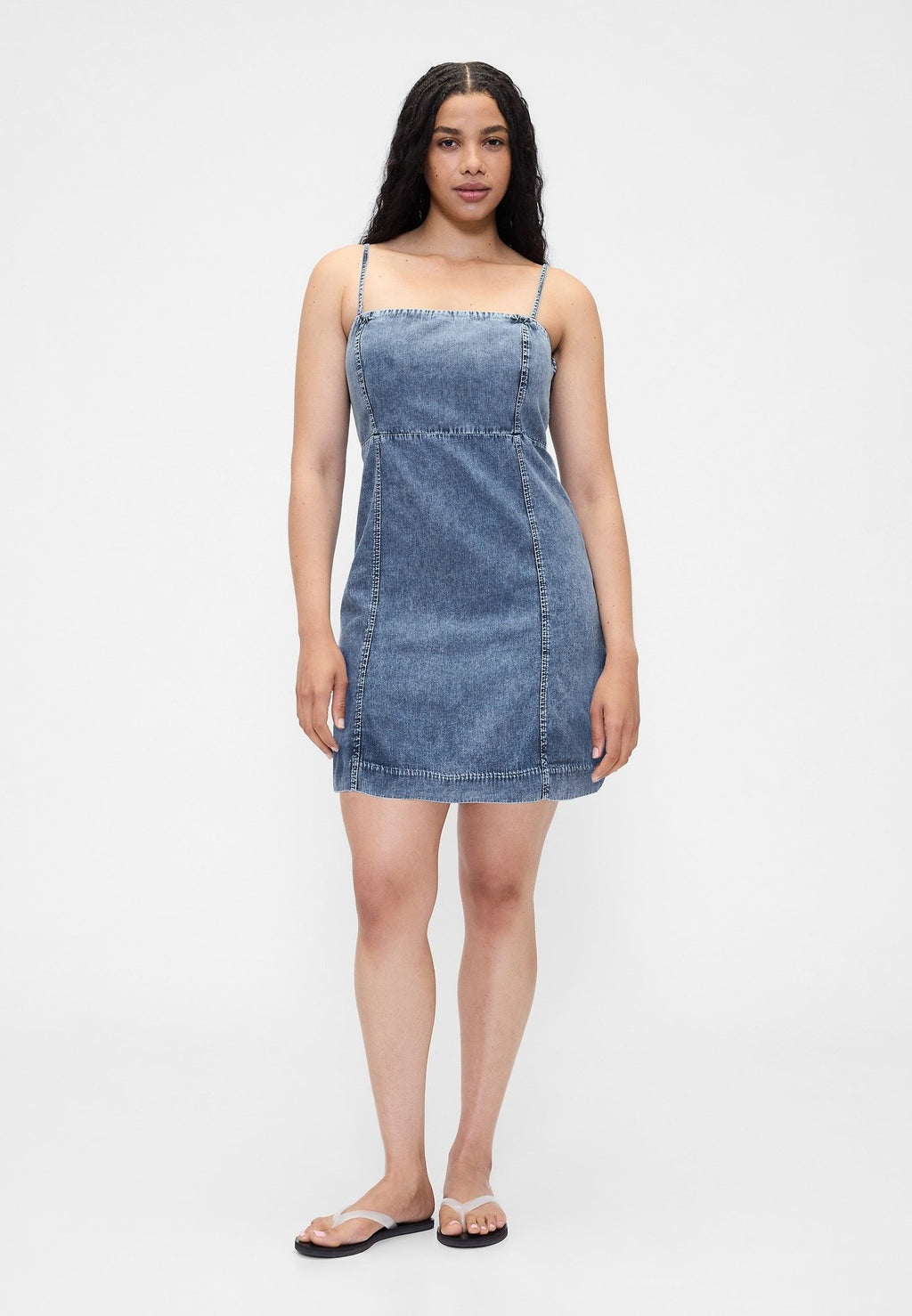 ALINE - Denim dress - light wash