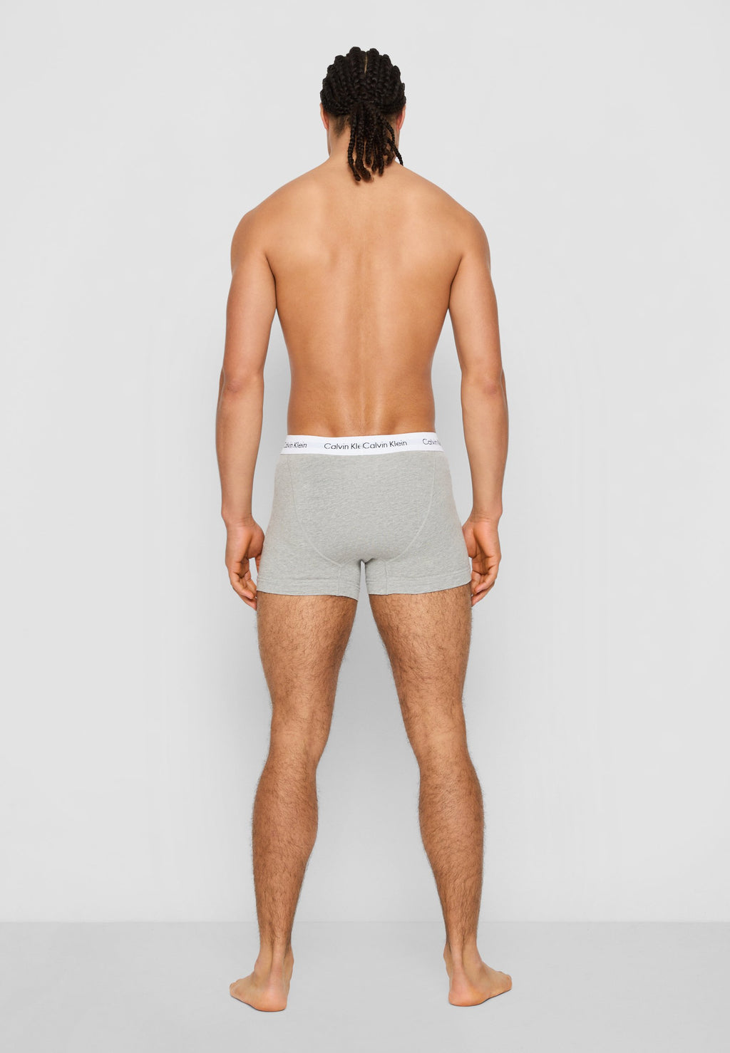 TRUNK 3 PACK COTTON STRETCH - Trunks - black/white/grey