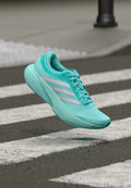 SUPERNOVA RISE 3 W - Chaussures de running sur route - flash aqua/footwear white/silver-coloured metallic