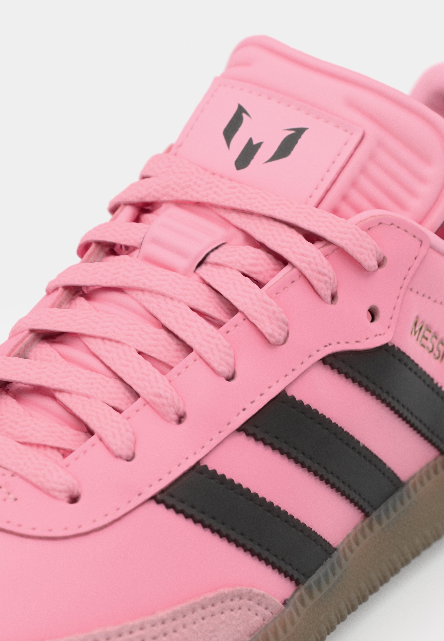 Chaussures de football en salle – rose clair/noir