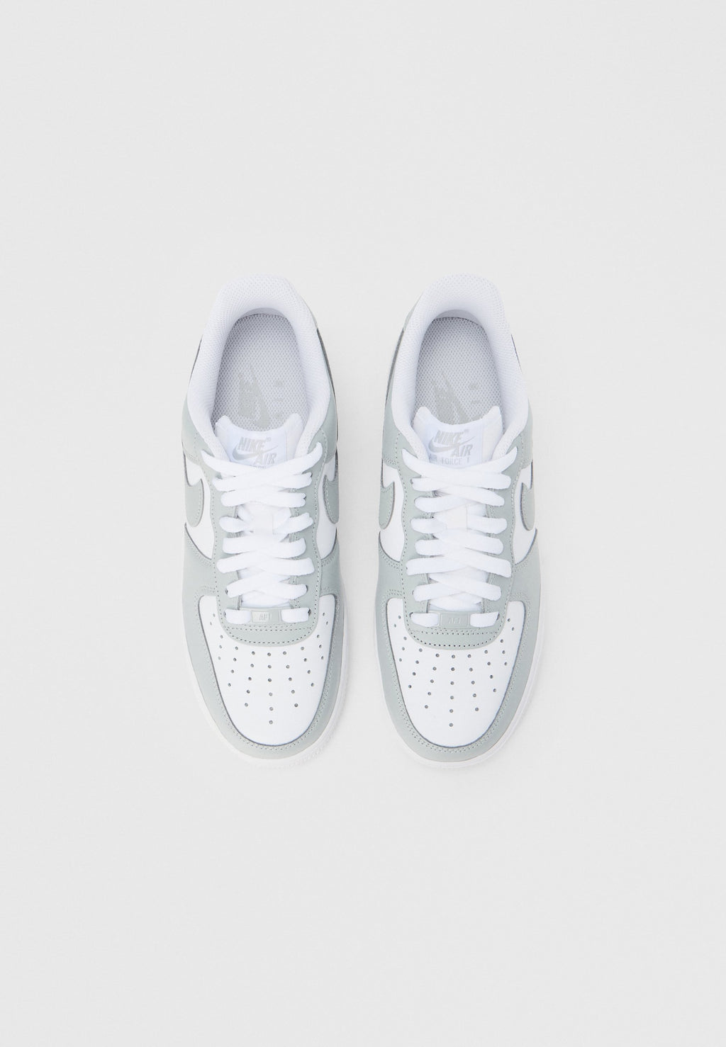 AIR FORCE 1 UNISEX - Trainers - white/light smoke grey
