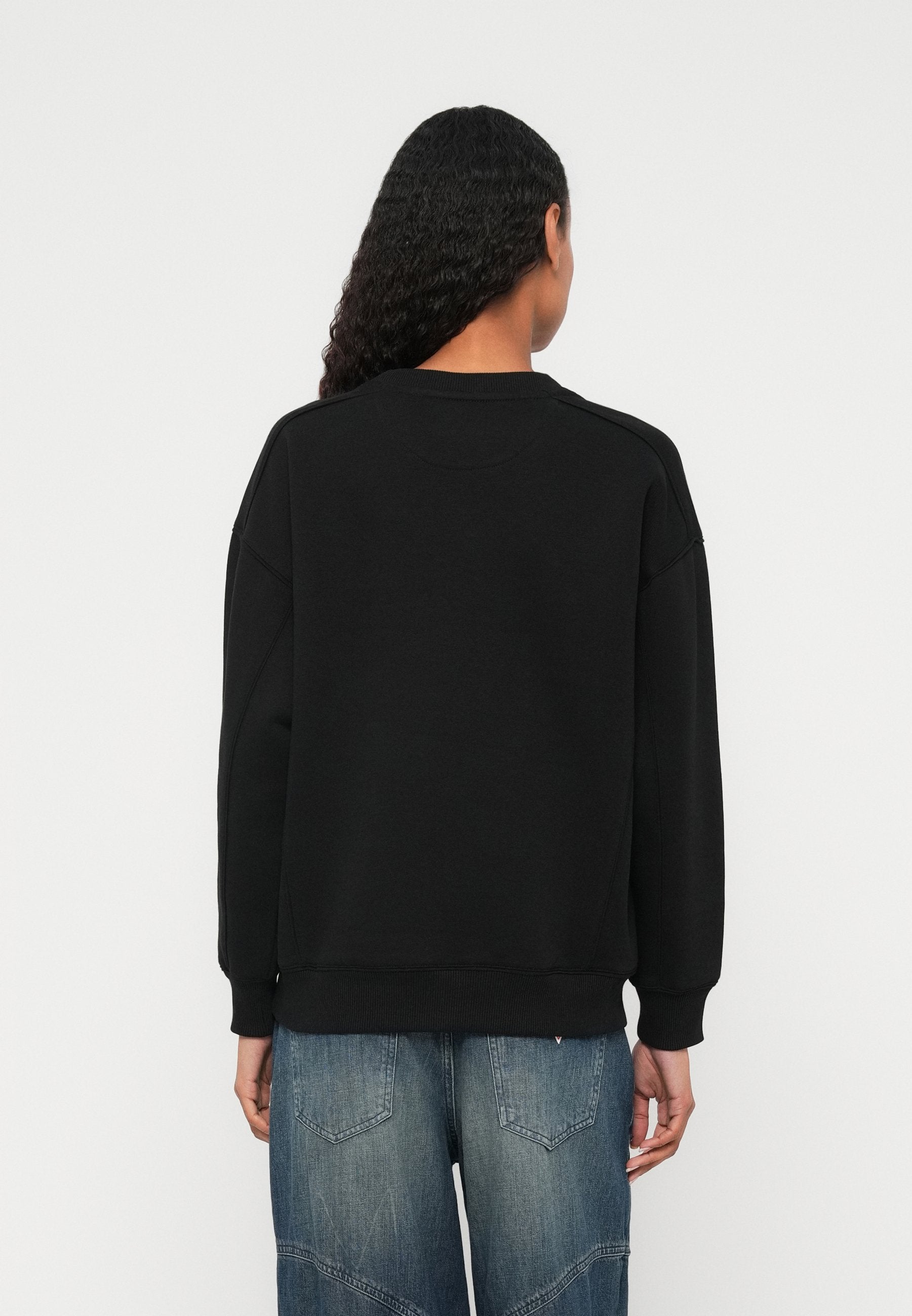 TRIANGLE STUDS - Sweatshirt - jet black