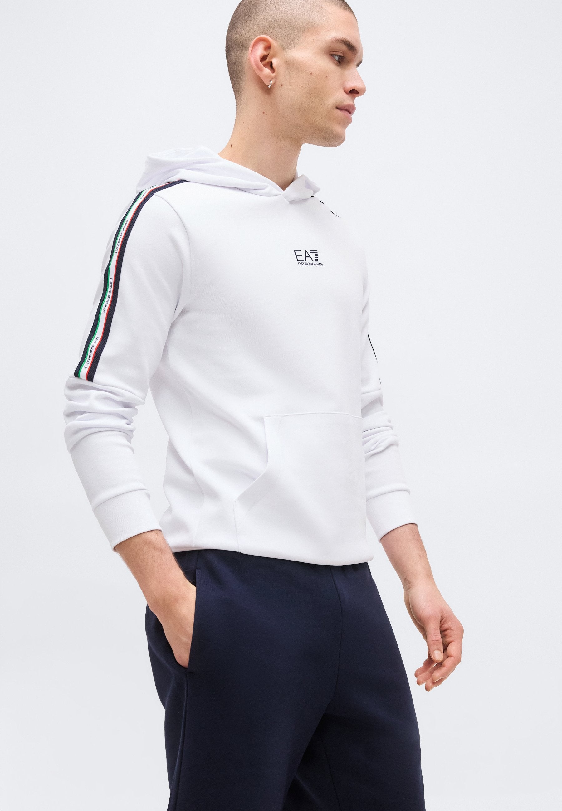 SWEAT À CAPUCHE ITALIAN SPIRIT OVERSIZE - Vêtement équipe nationale - blanc