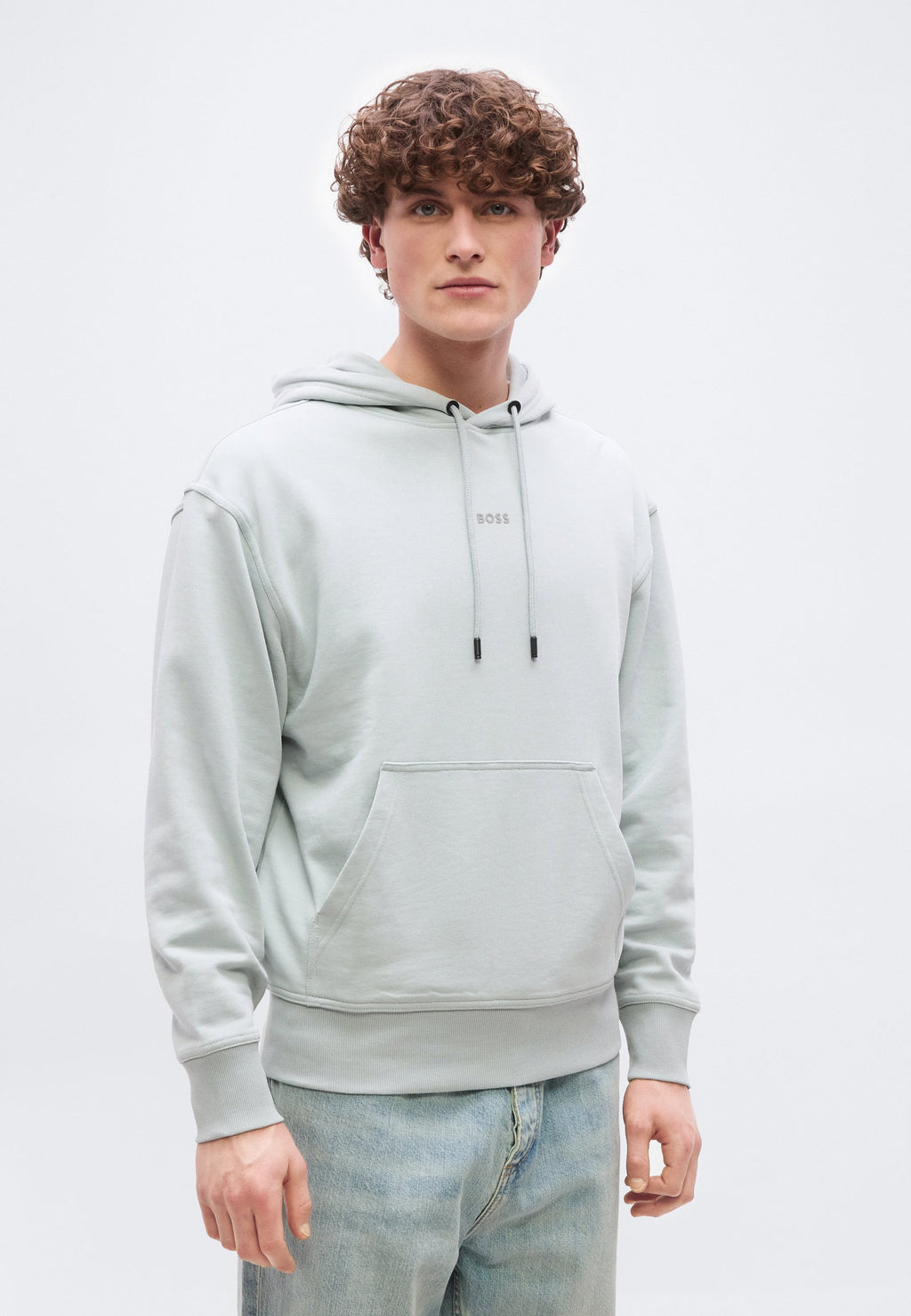 Hoodie - silver-coloured