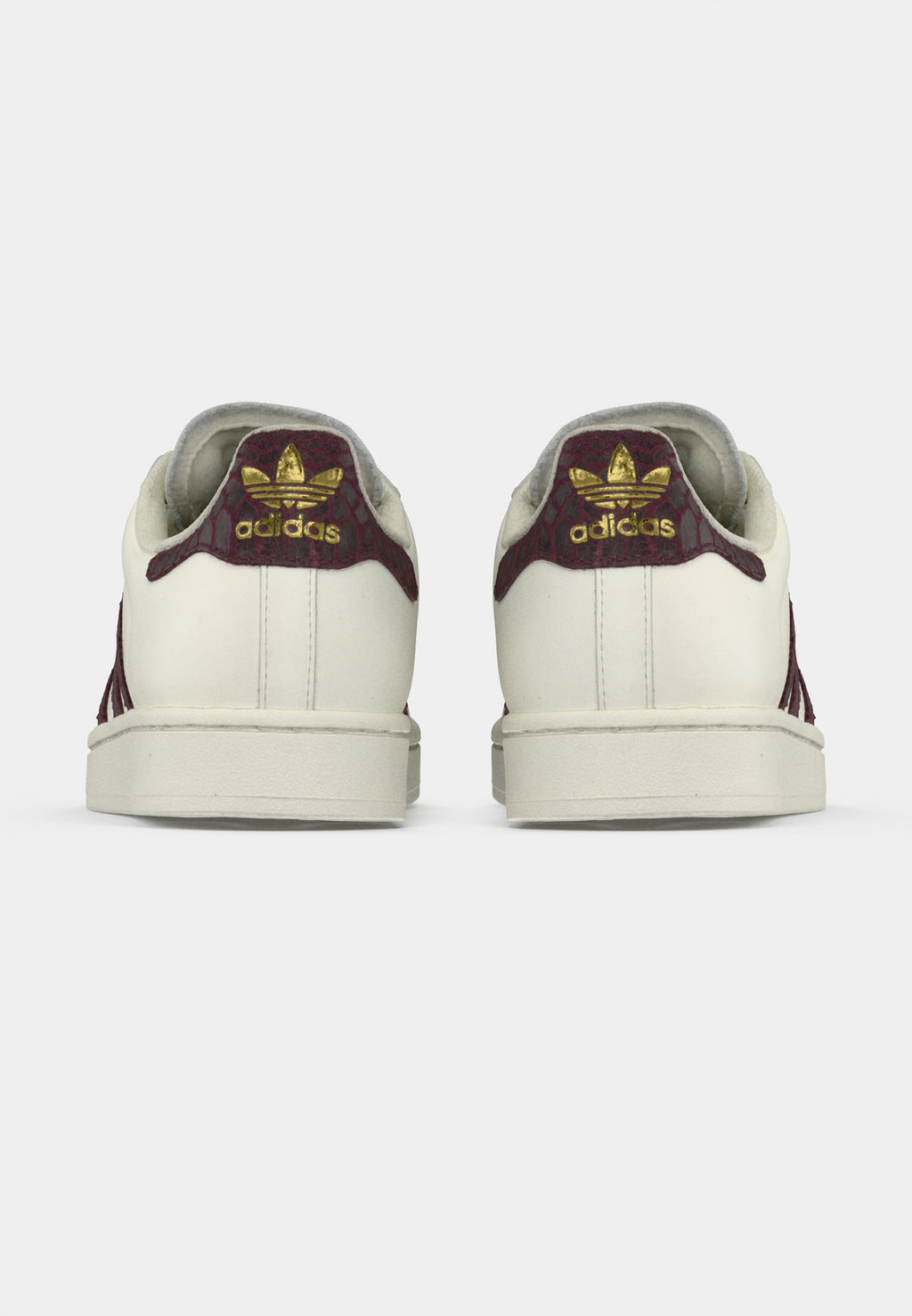 SUPERSTAR II W - Trainers - off white/maroon/gold-coloured metallic