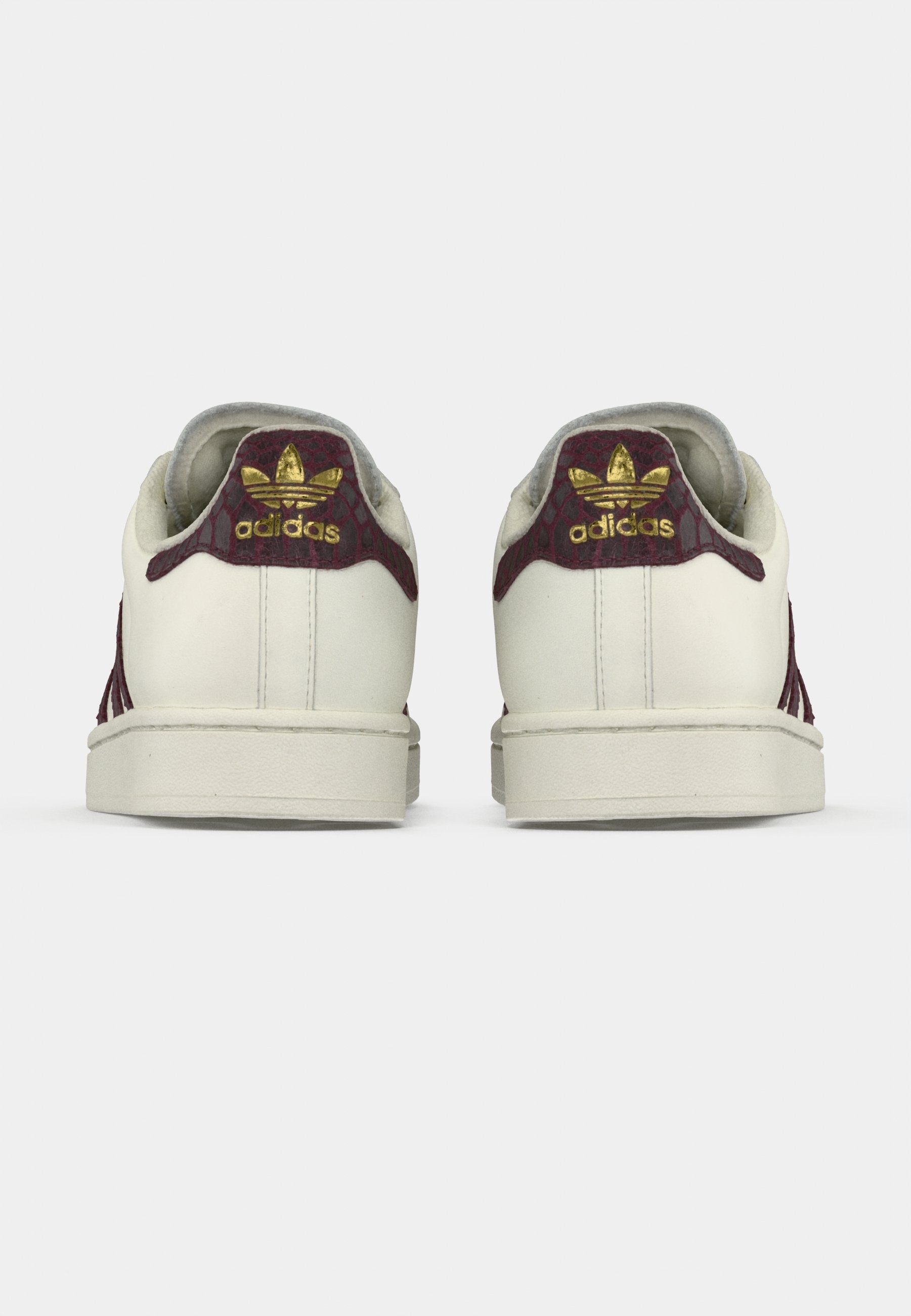SUPERSTAR II W - Trainers - off white/maroon/gold-coloured metallic