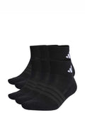 CUSHIONED ESSENTIALS ANKLE UNISEX 6 PACK - Sports socks - black/black/white