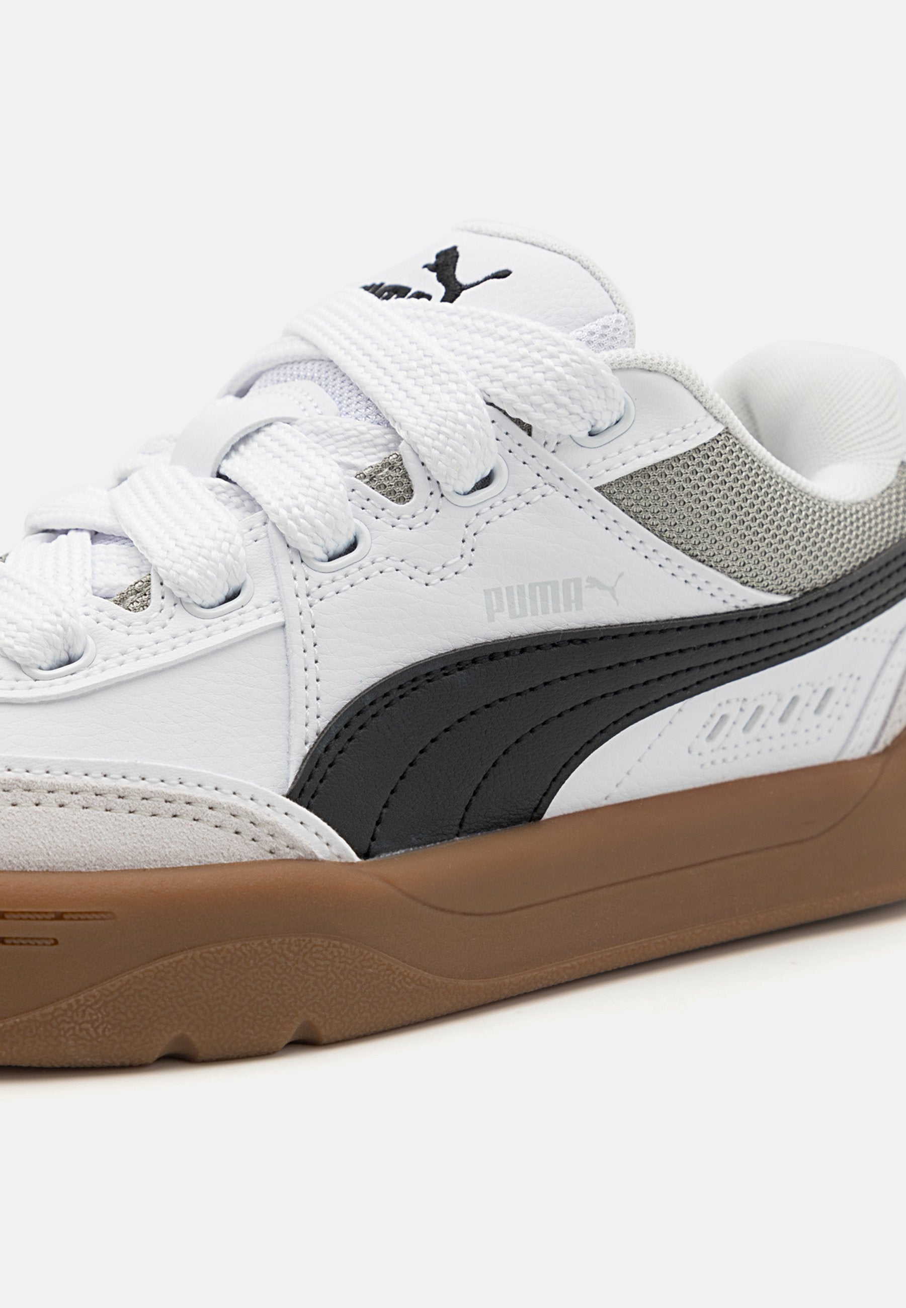 PARK LIFESTYLE UNISEXE - Chaussures de skate - blanc/noir/gris plume