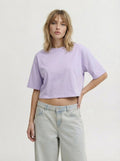 JXANDREA LOOSE CROPPED TEE - T-shirt basique - rose violet