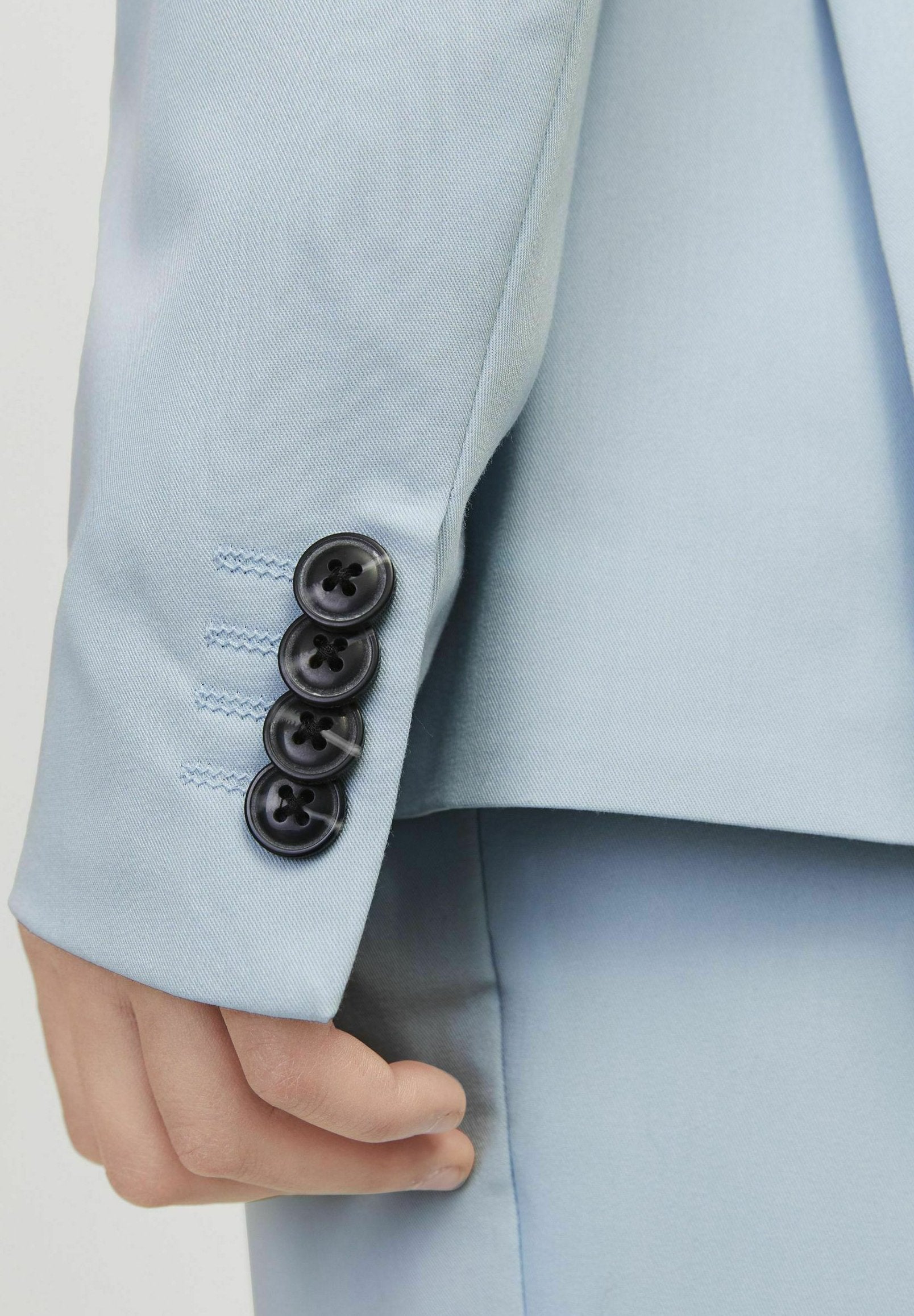 Single-breasted JPRSOLAR Junior - Suit jacket - chambray blue