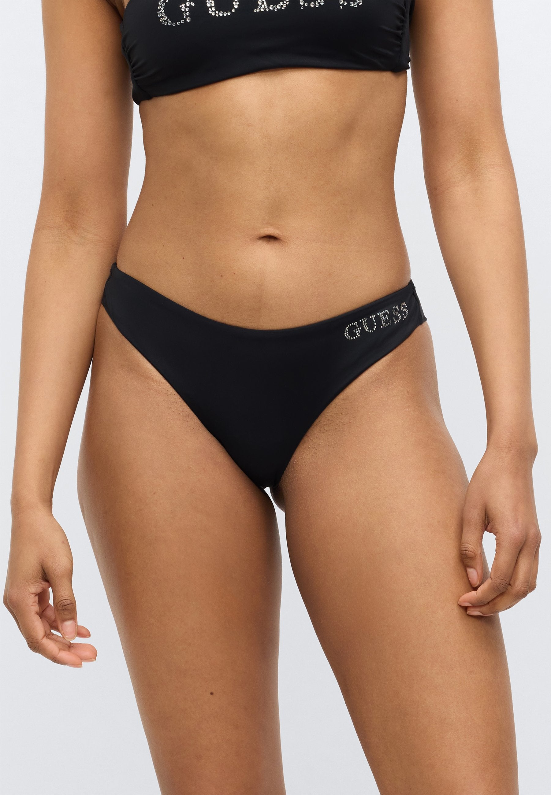 VIOLET BRAZILIAN - Bikini bottoms - jet black