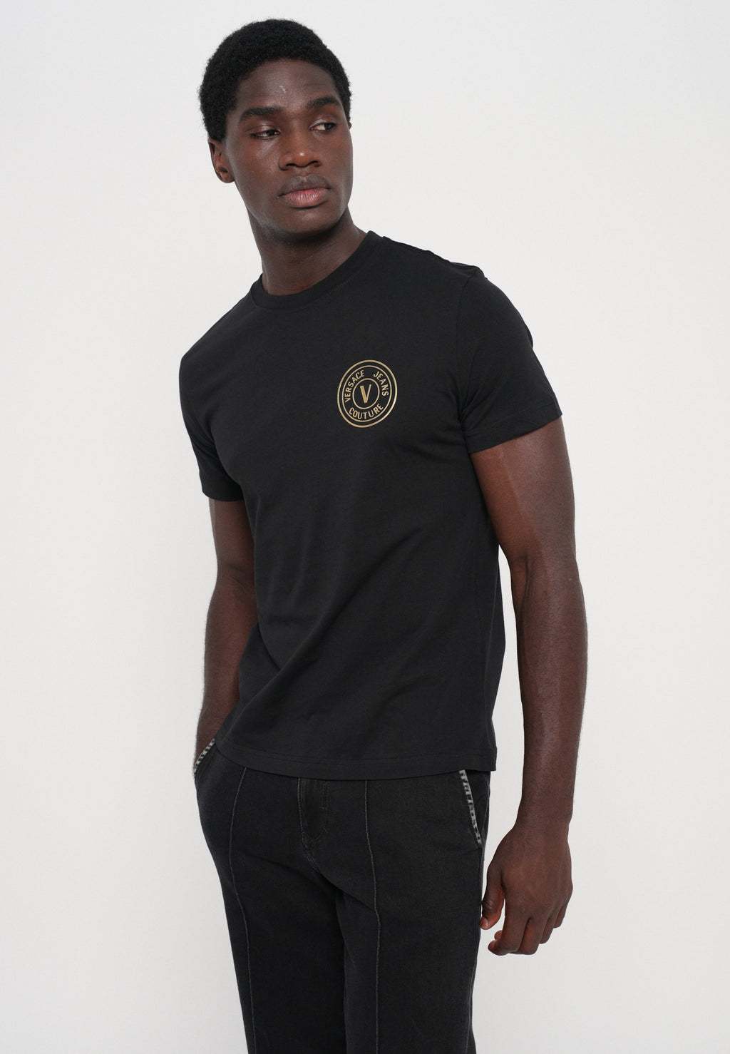 EMBLEM - Print T-shirt - black/gold coloured
